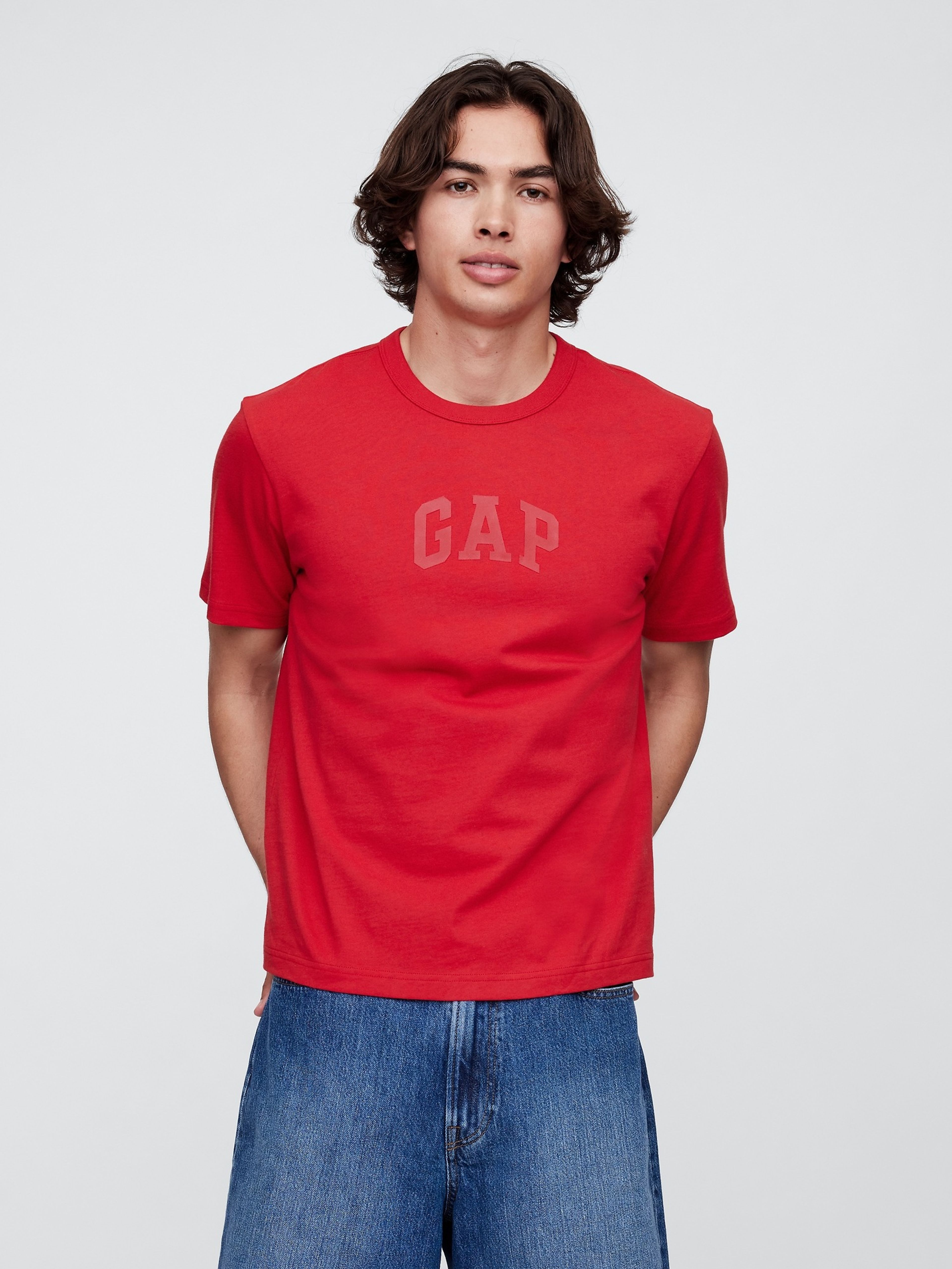 T-shirt z logo Americana