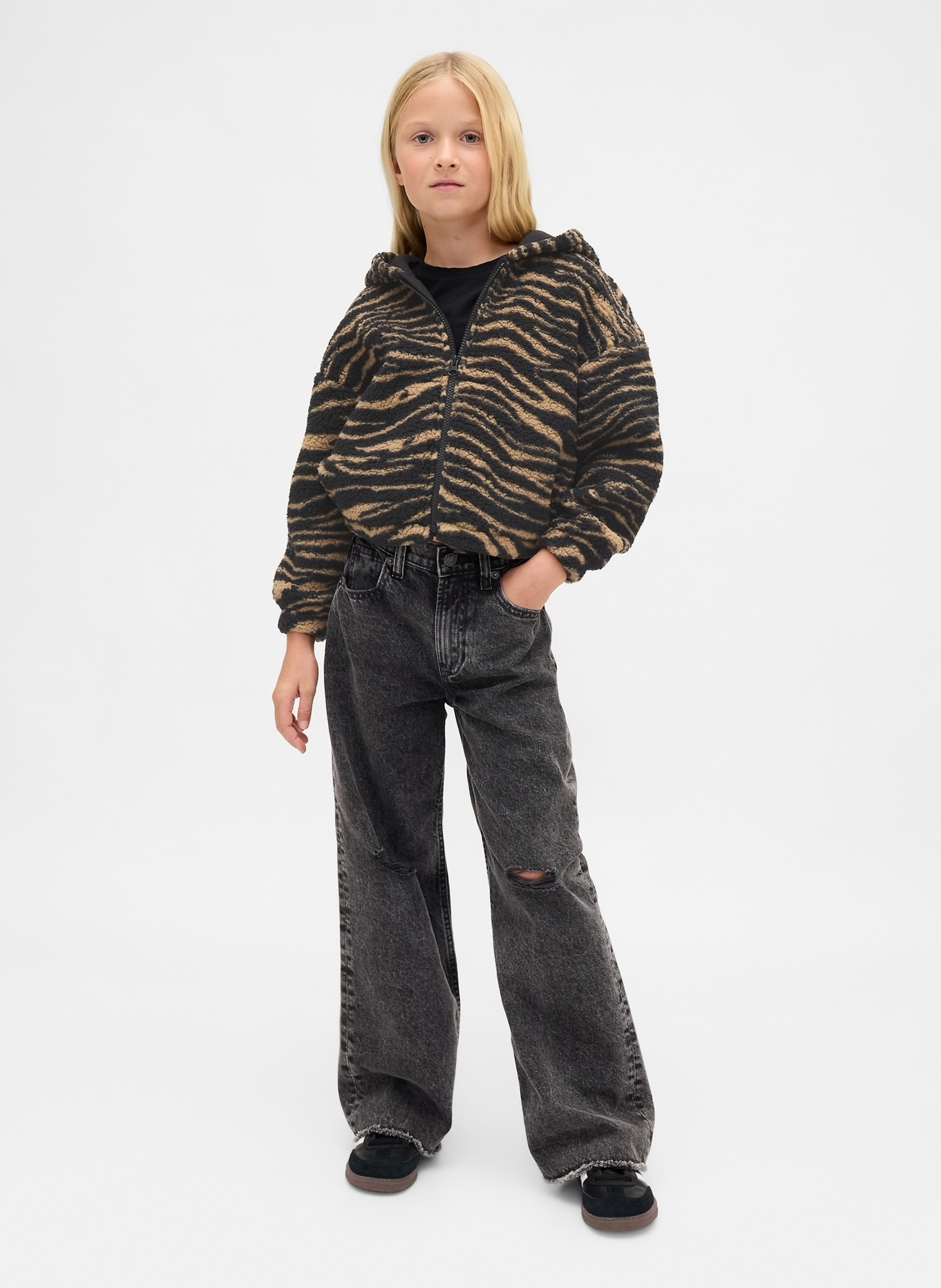 Dětská sherpa mikina - 003