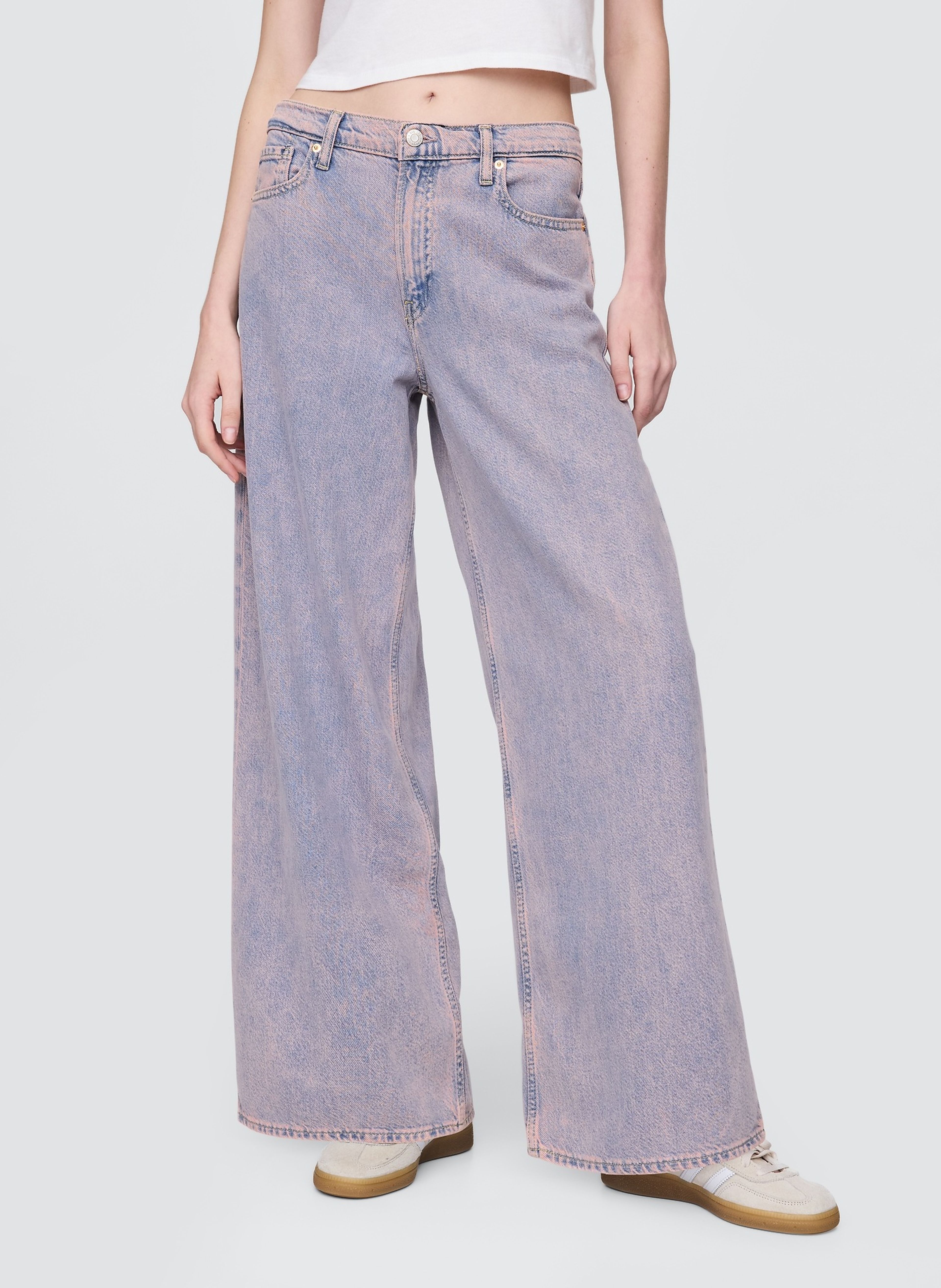 Jeans Baggy Rose Mist Pink - 002