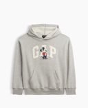 Detská mikina Gap & Disney Mickey Mouse s logom-Sivá - 001
