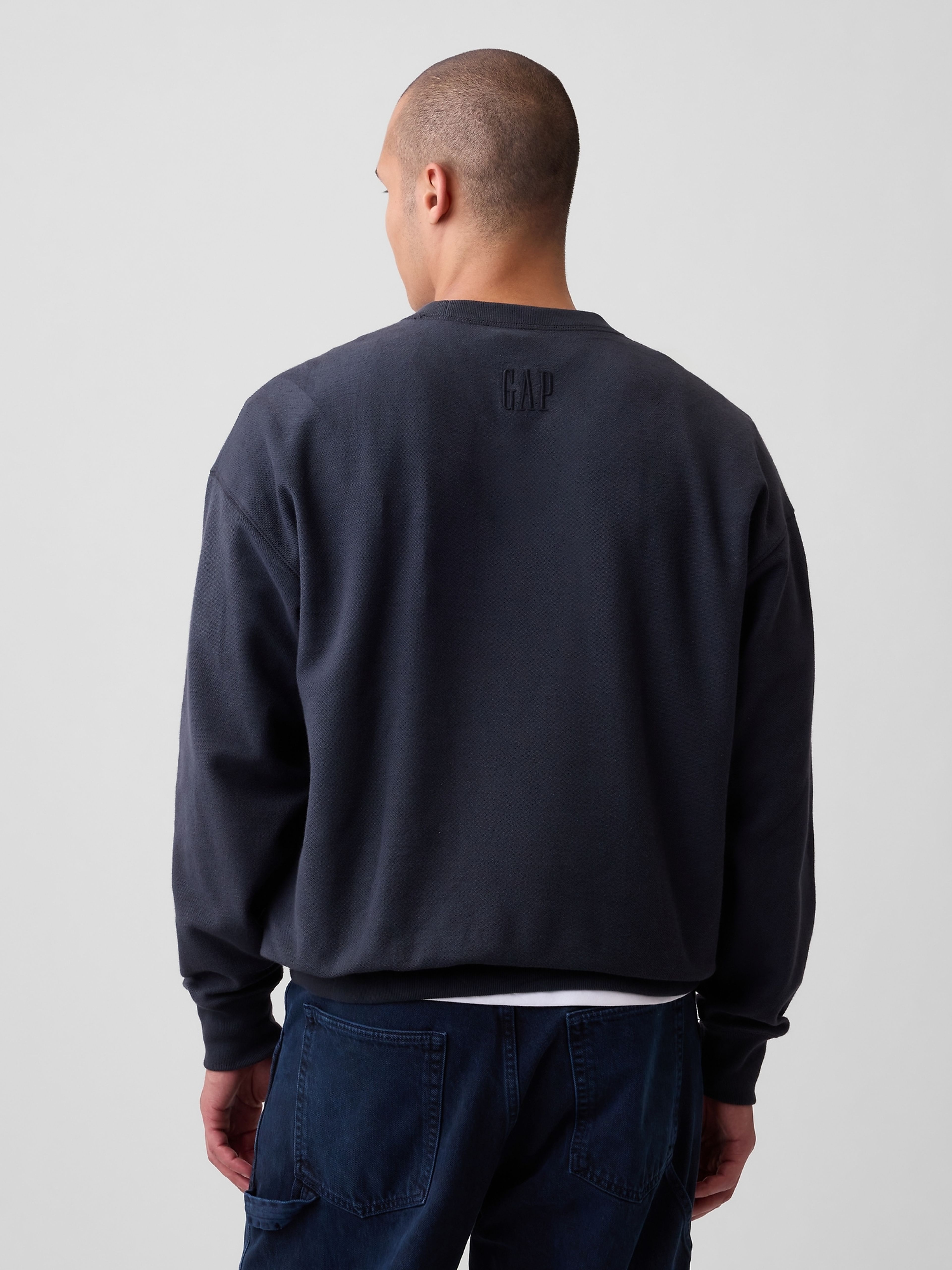 Bluza oversize z logo - 003