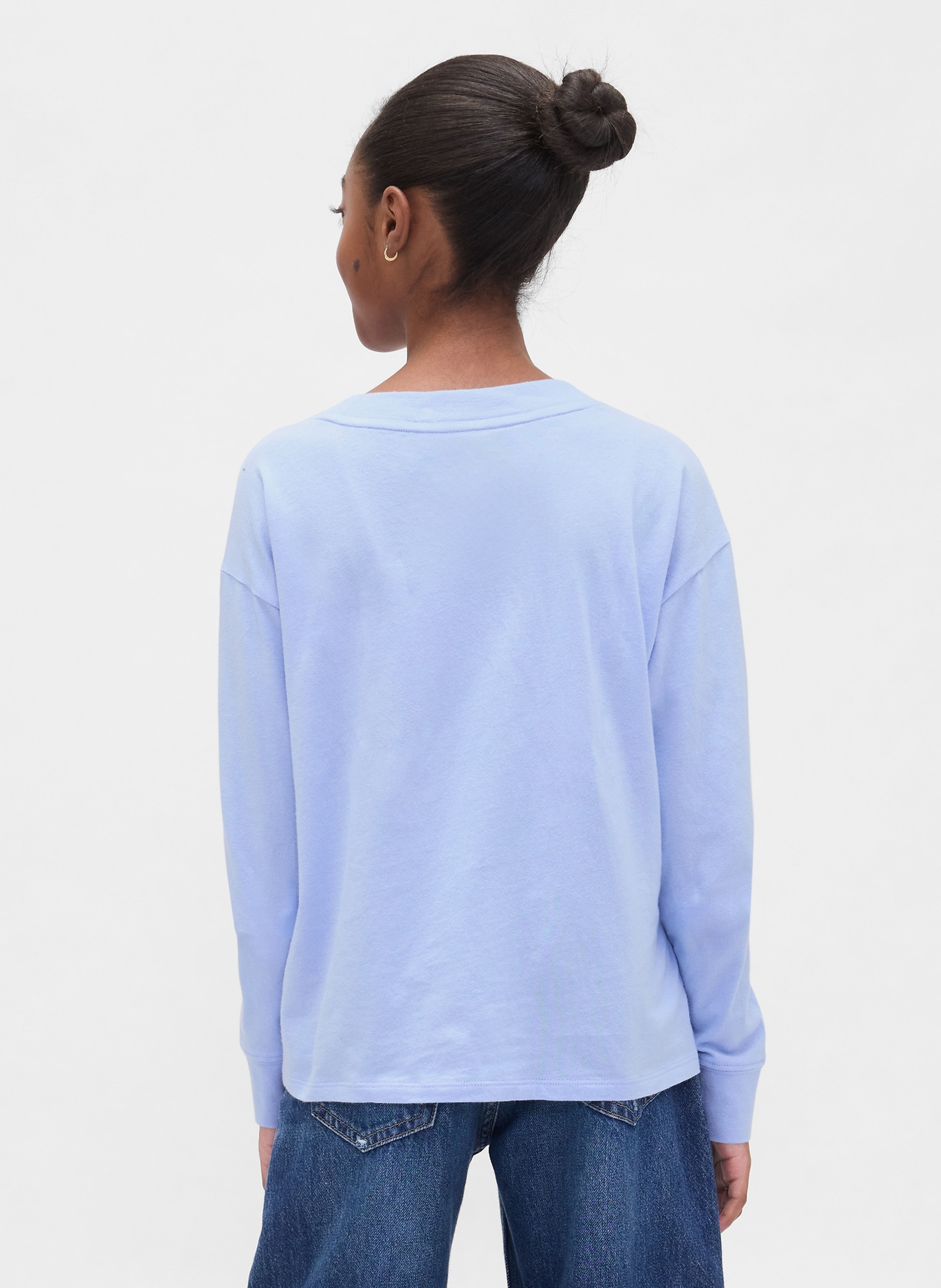 Dziecięcy oversize t-shirt z logo Gap & Disney - 003