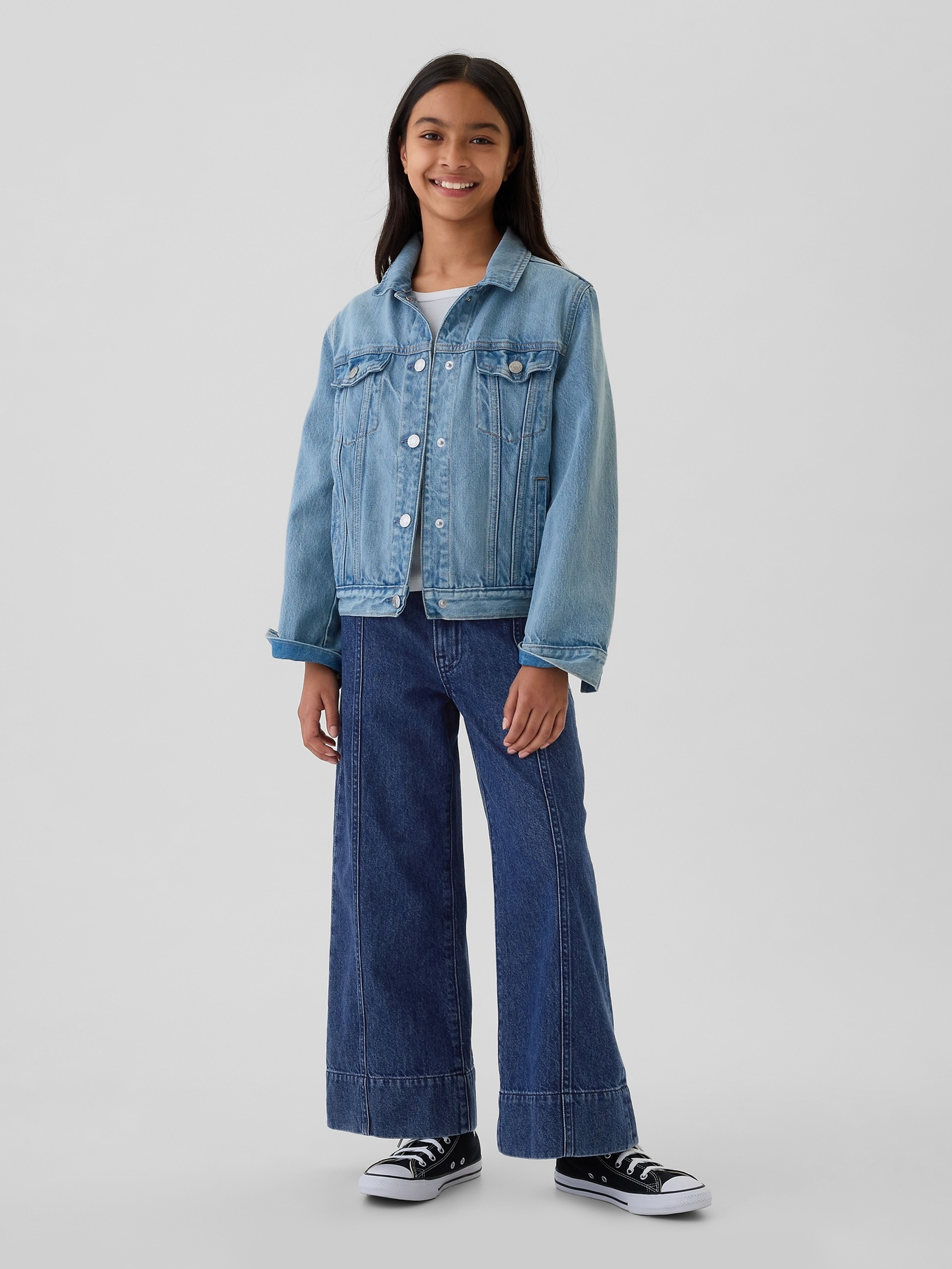 Kinder weite Jeans High Rise Stride