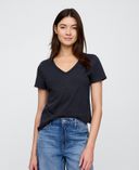 T-shirt à manches courtes-Bleu marine - 003