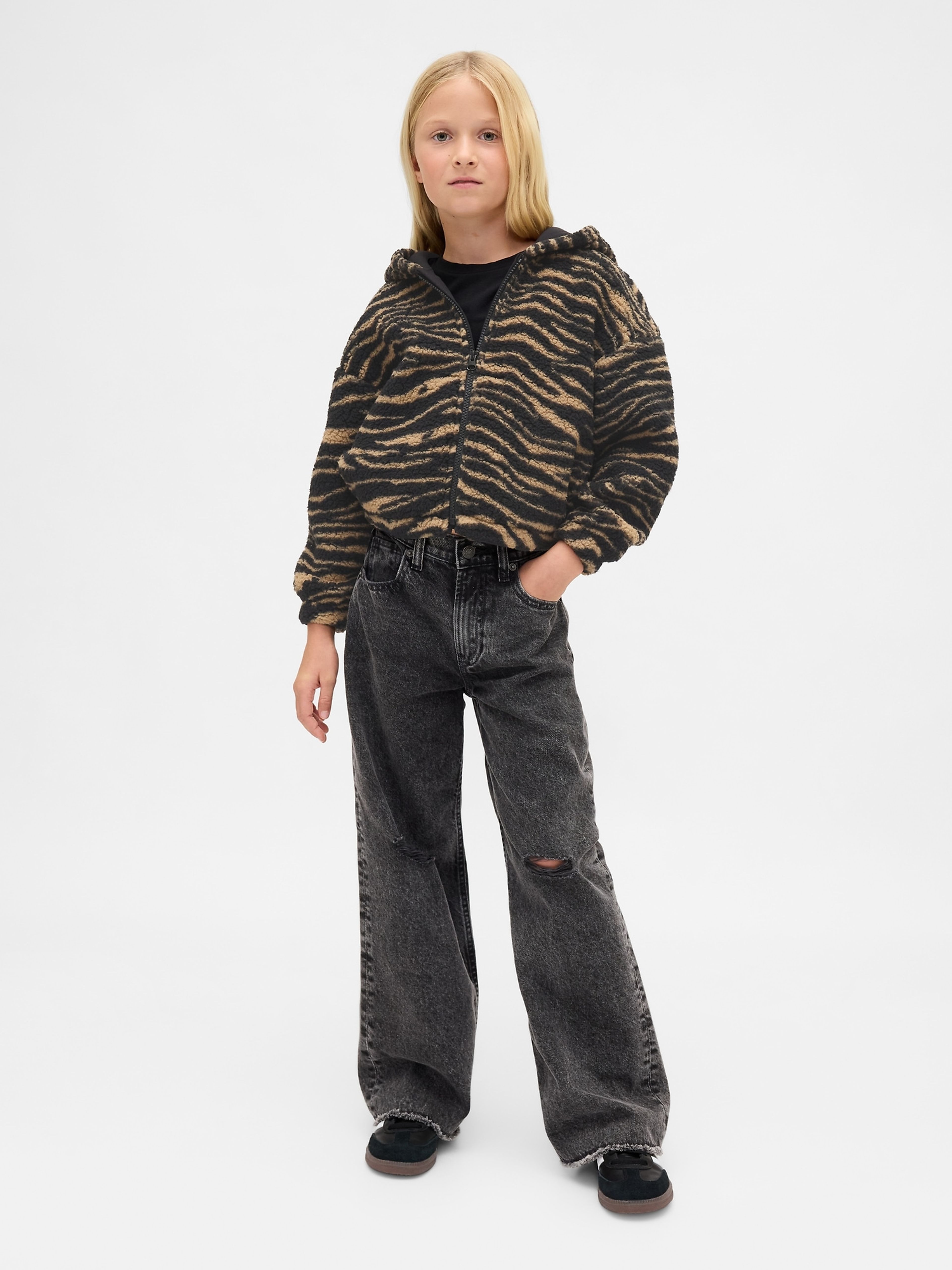 Dětská sherpa mikina - 003