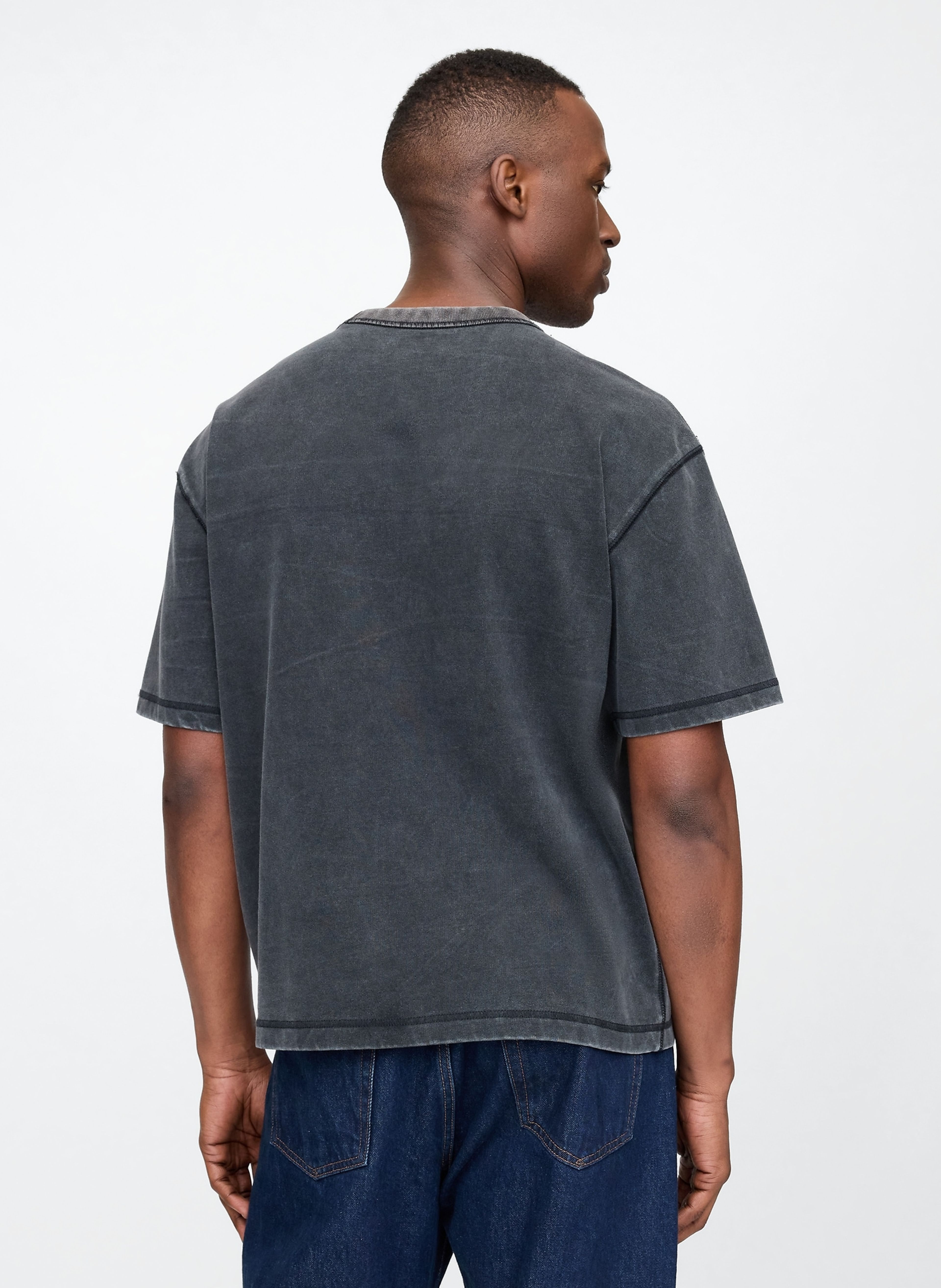 Tricou crop Heavyweight unisex - 004