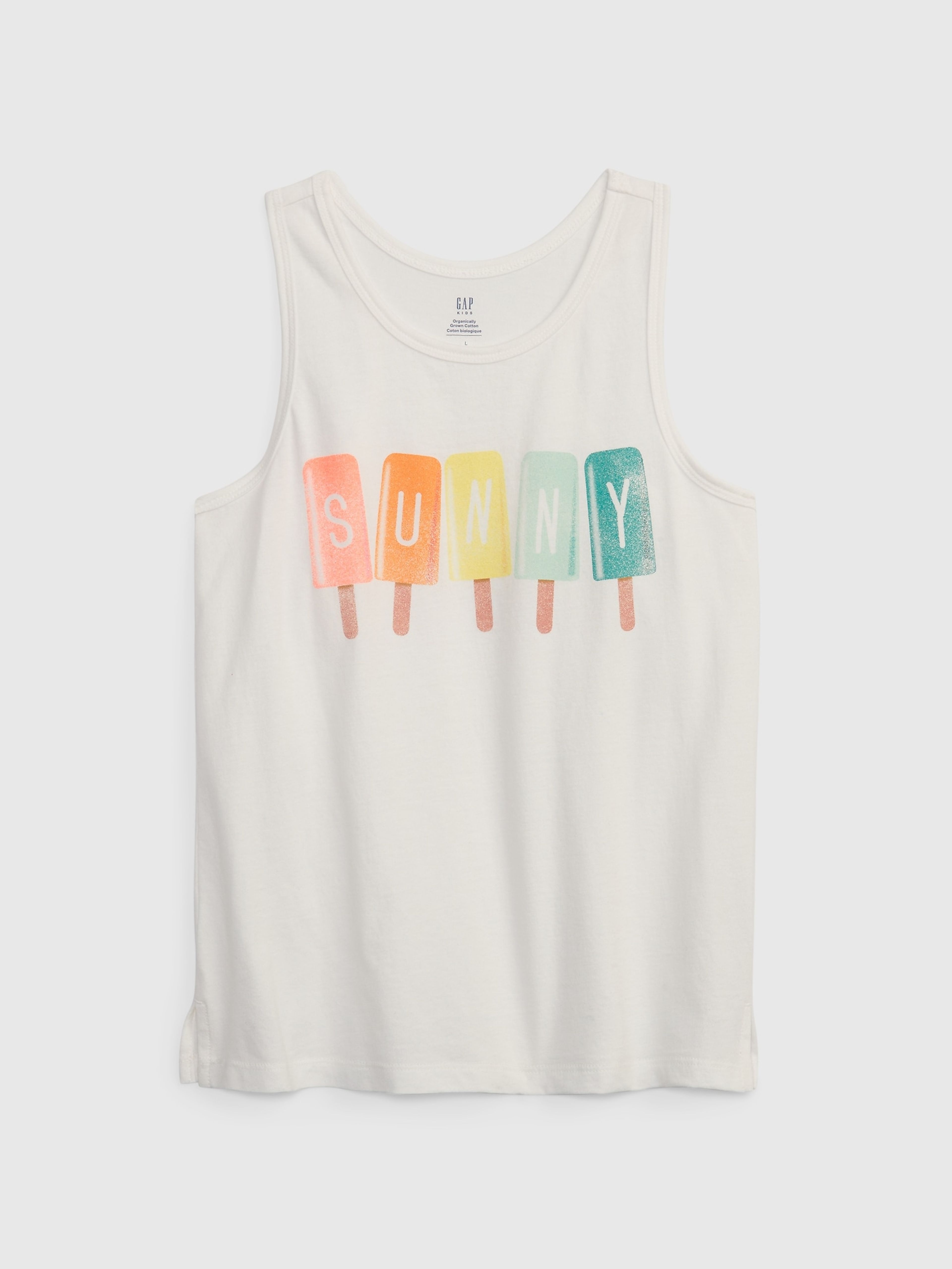 Kinder Tank-Top organic sunny