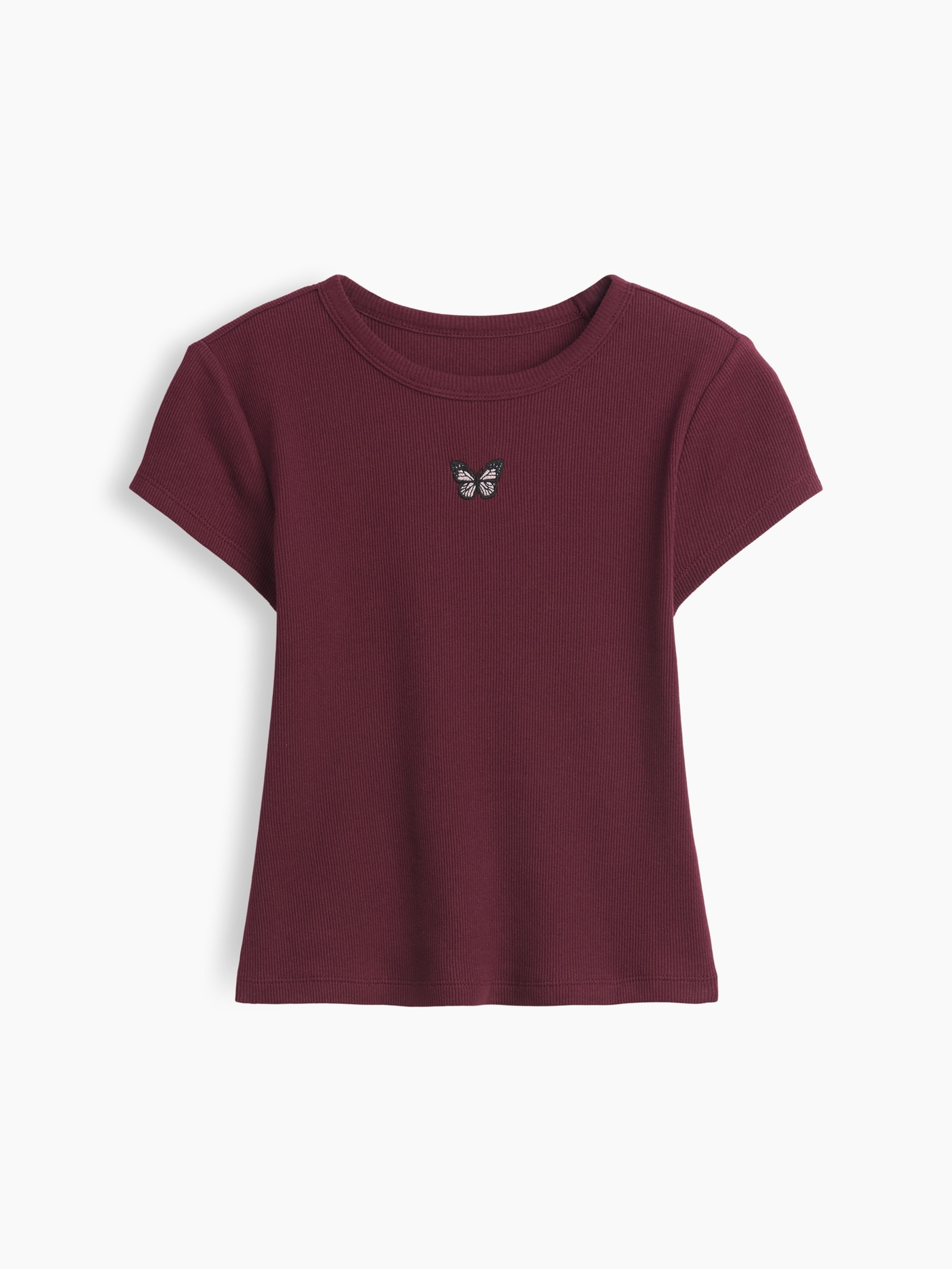 Dziecięcy prążkowany T-shirt - 003