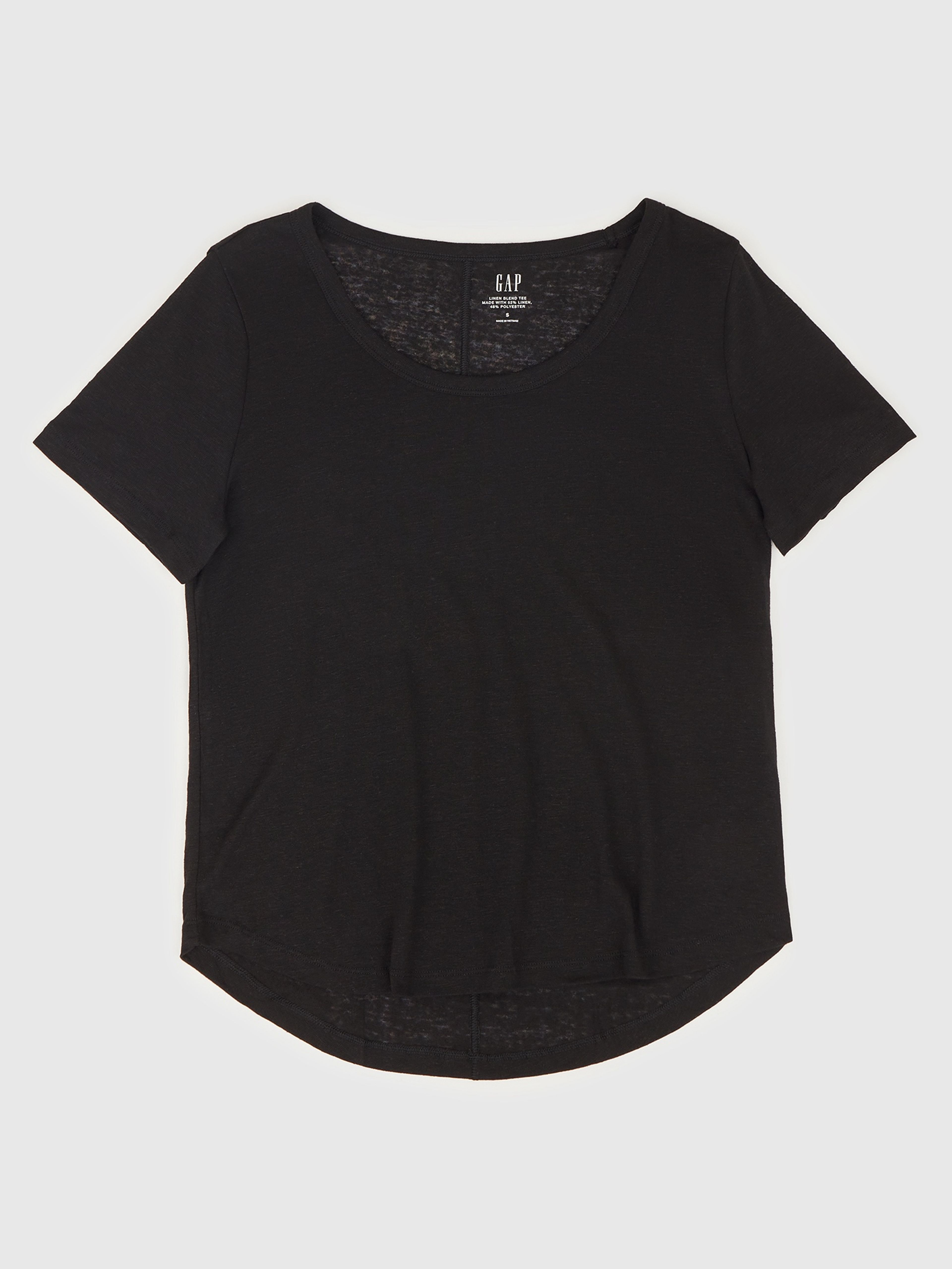 Damen Leinen-T-Shirt