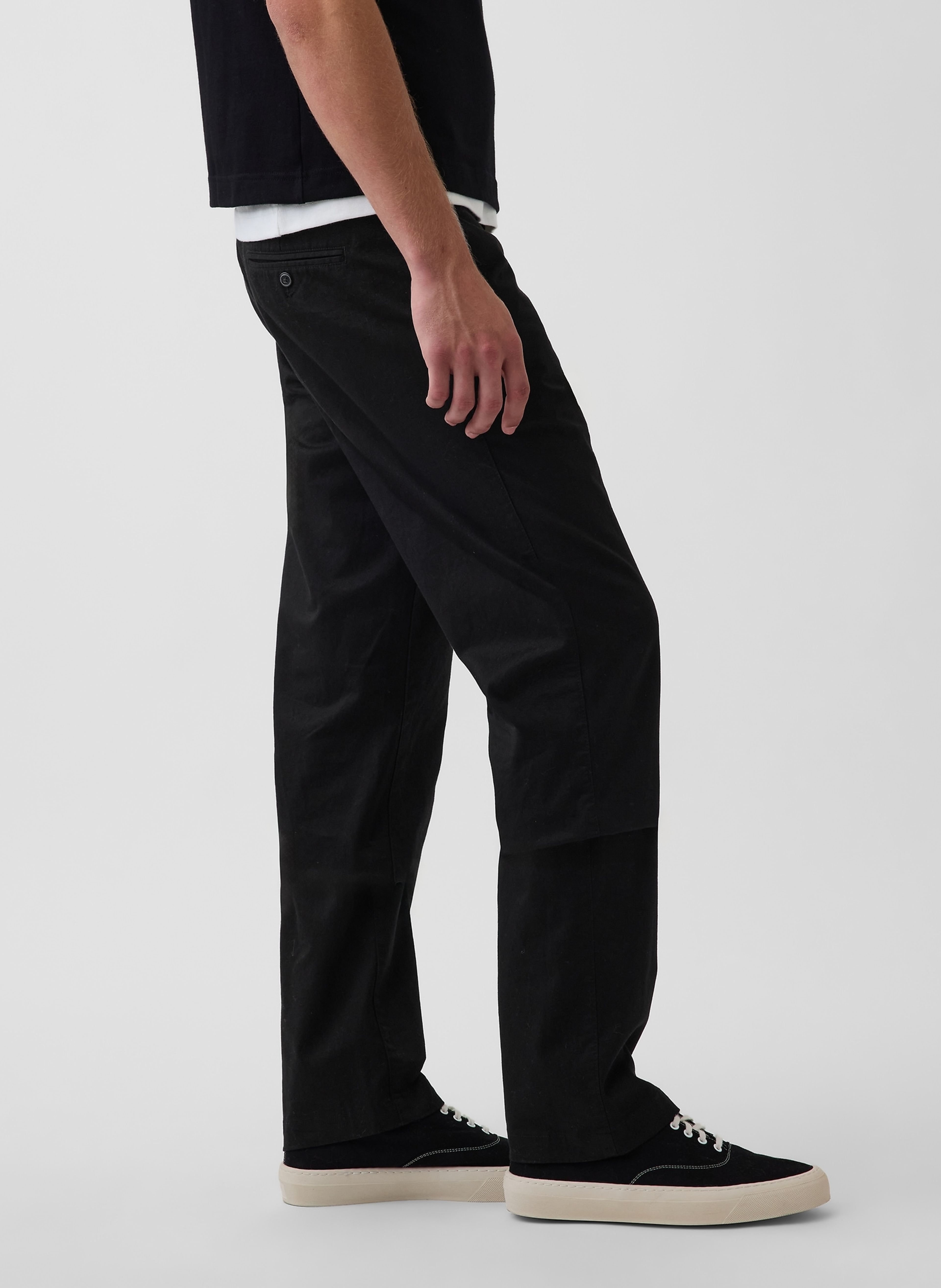 Straight khaki nohavice - 003