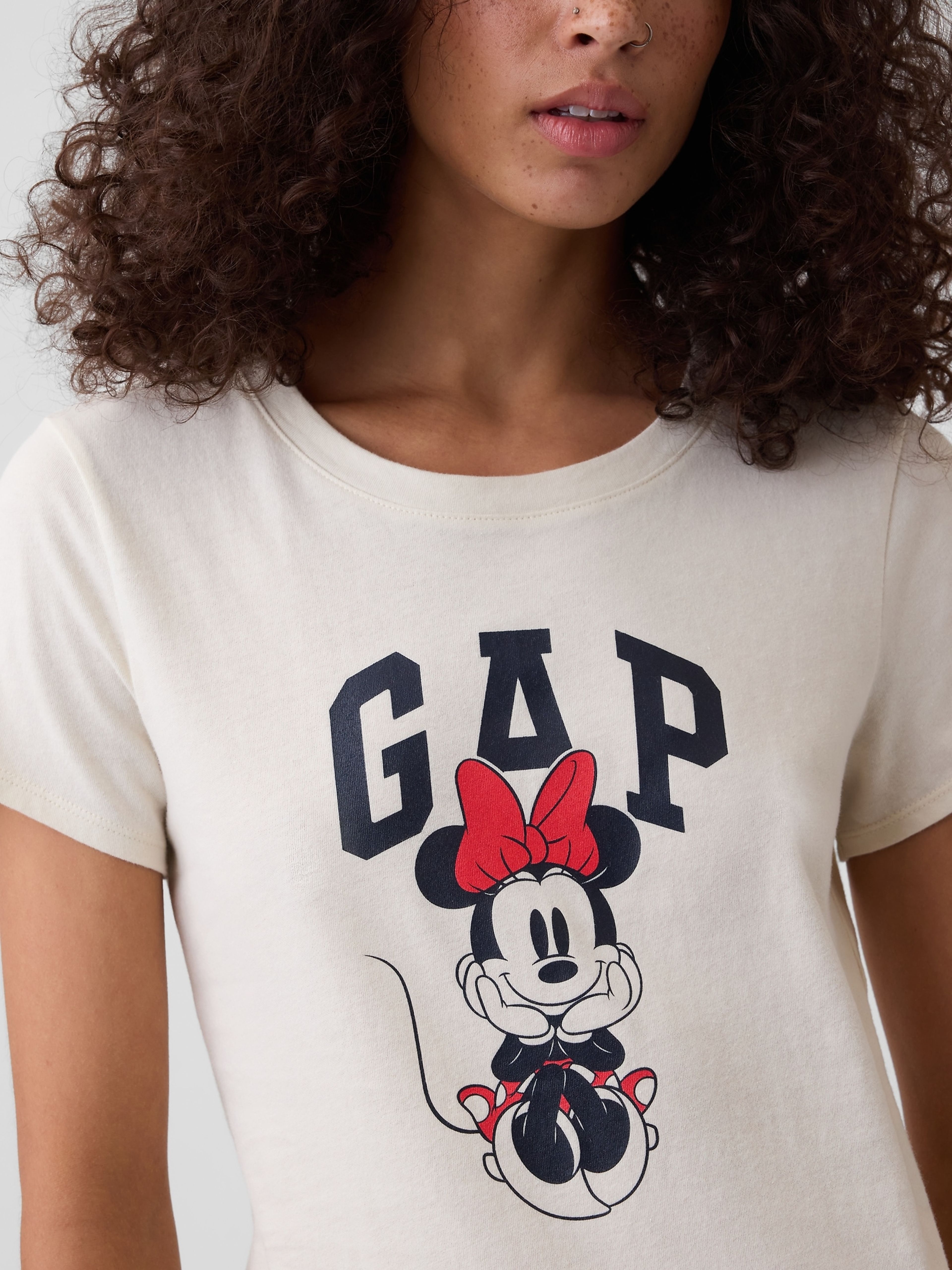 Tričko Gap & Disney Minnie Mouse s logom - 004