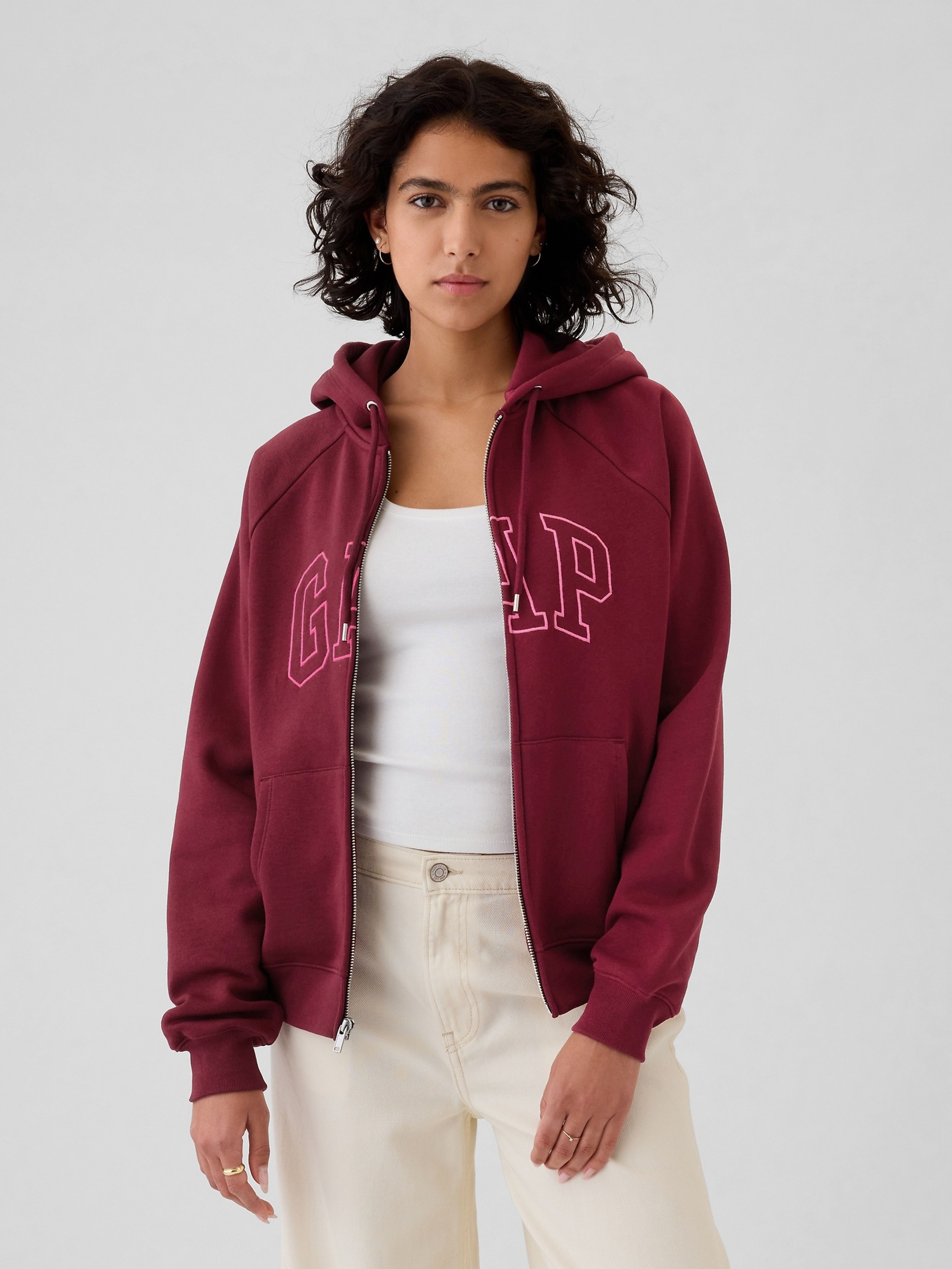 Damen Vintage Soft Sweatjacke