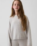Dětský oversize svetr CashSoft-Šedá - 001