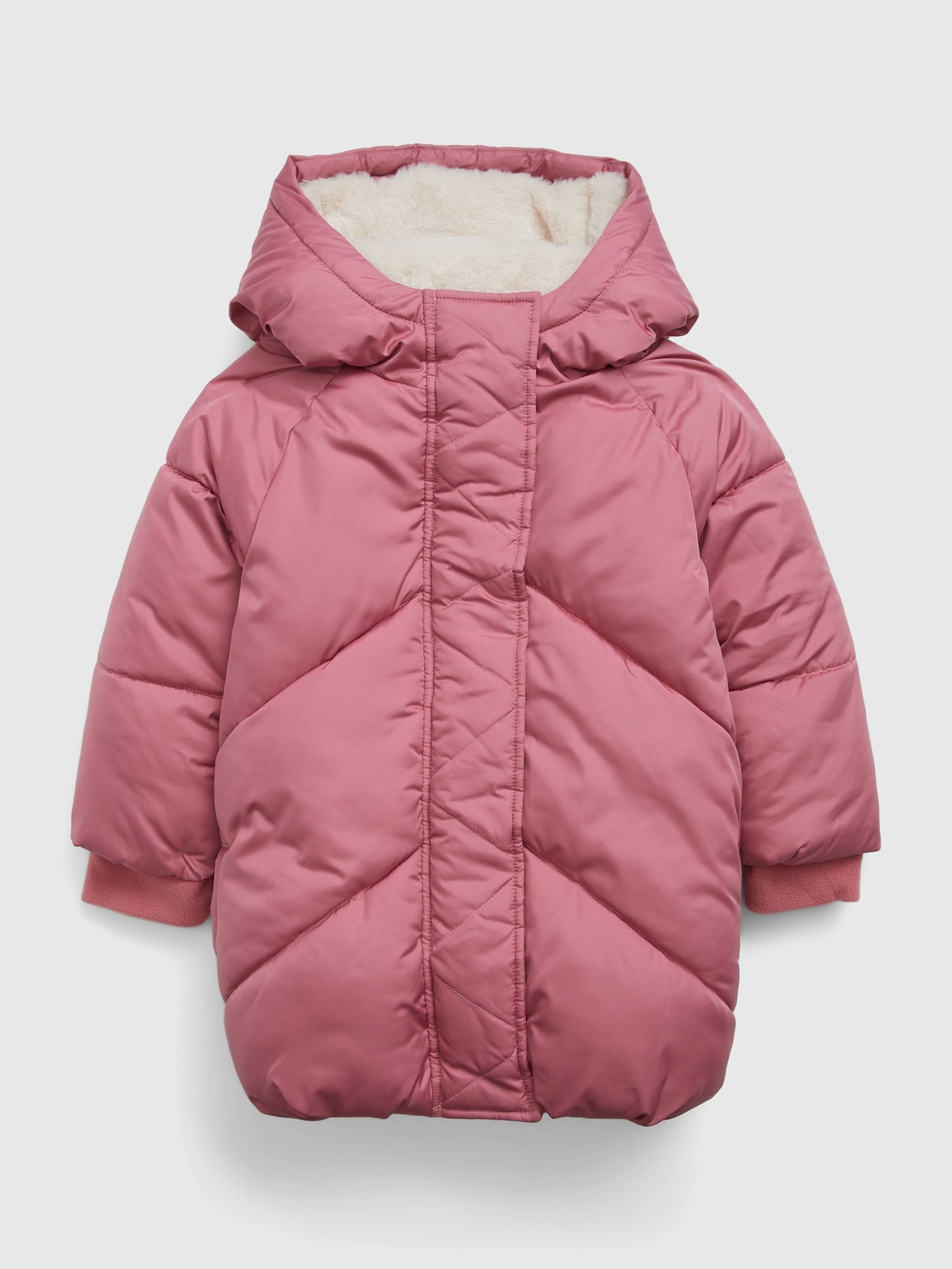 Baby Jacke mit Fellbesatz