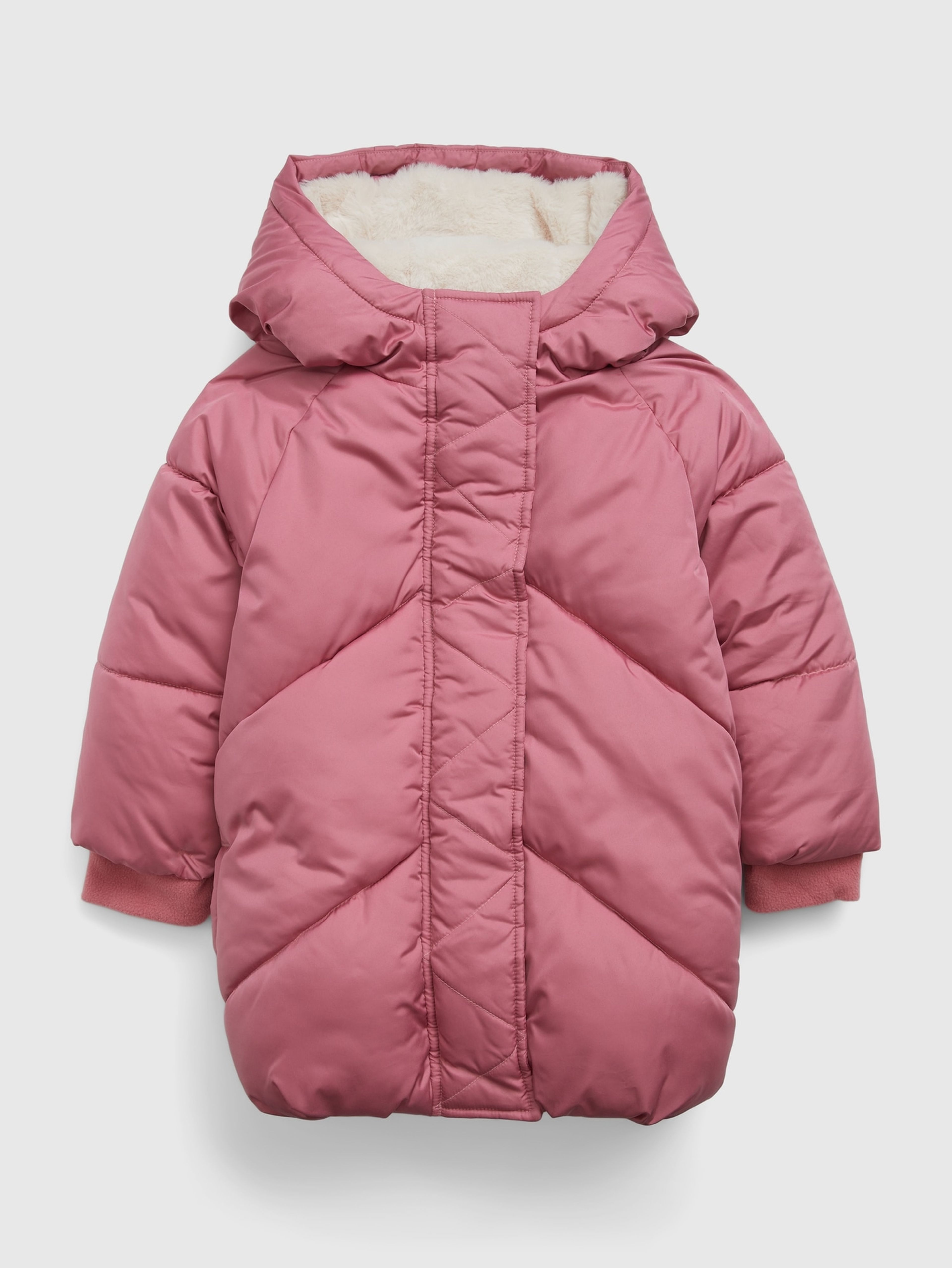 Kinderjacke mit Pelz