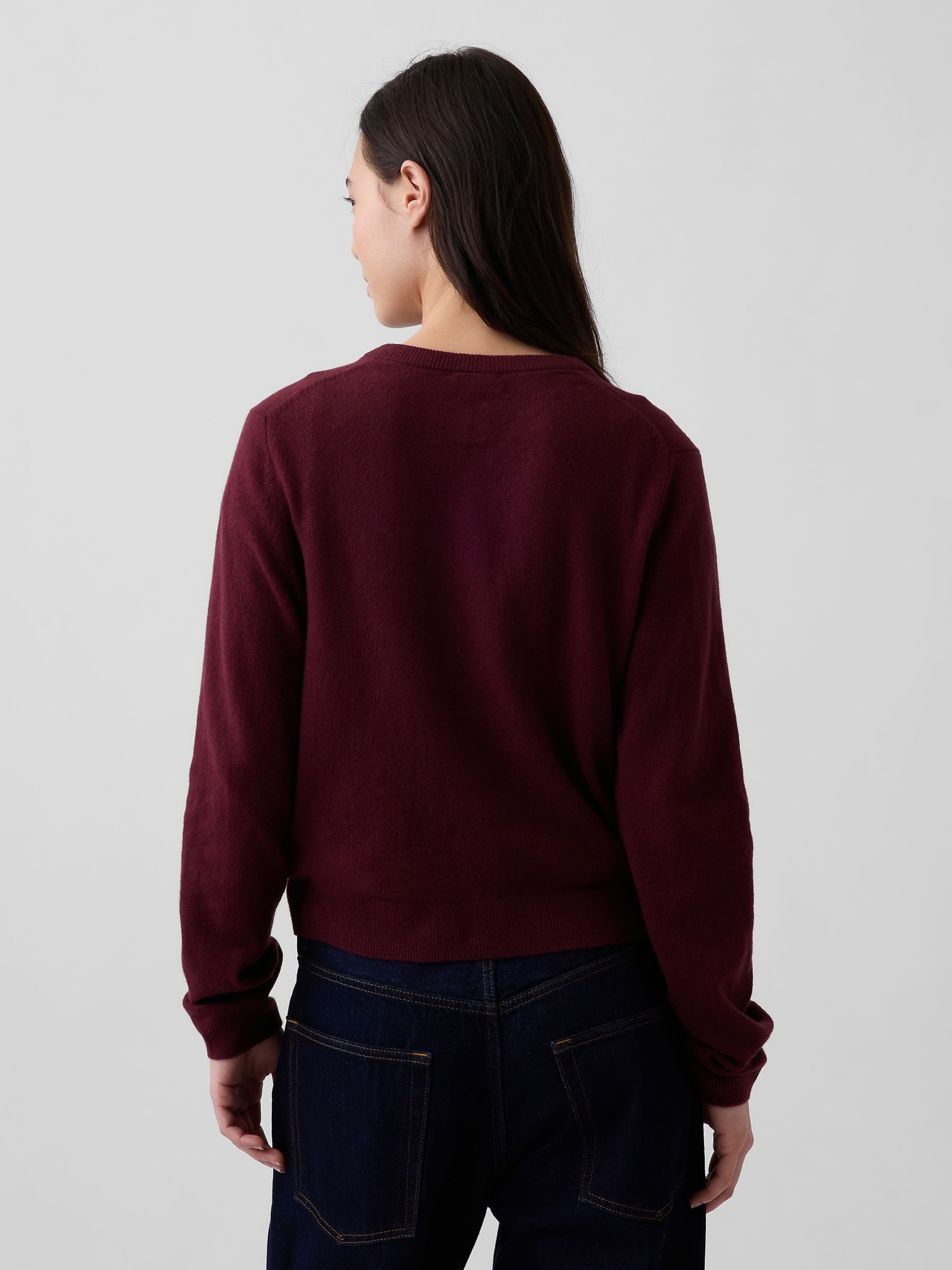 Crop kardigan CashSoft - 003