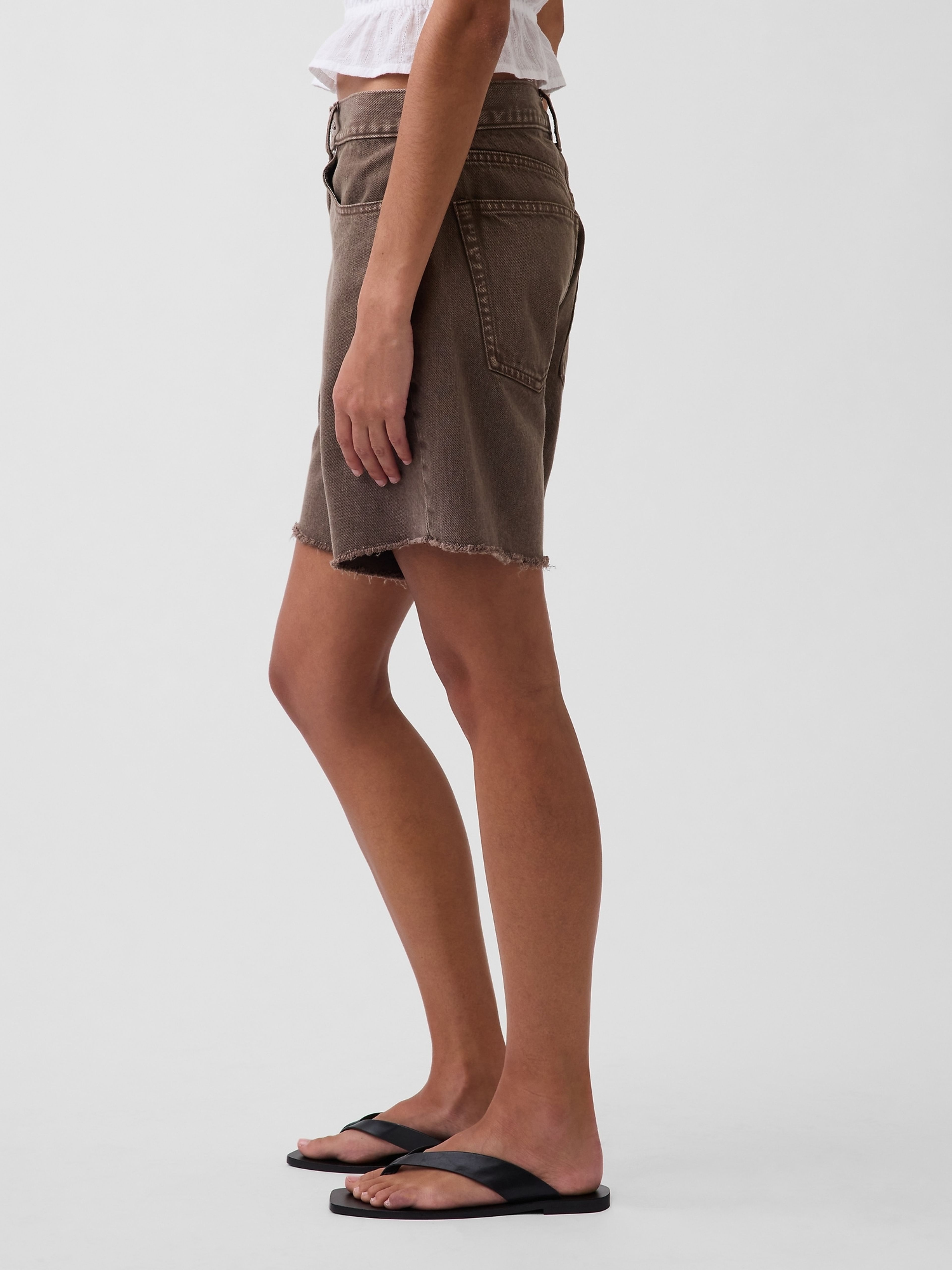 Bermudas vaqueras Mid Rise loose - 003