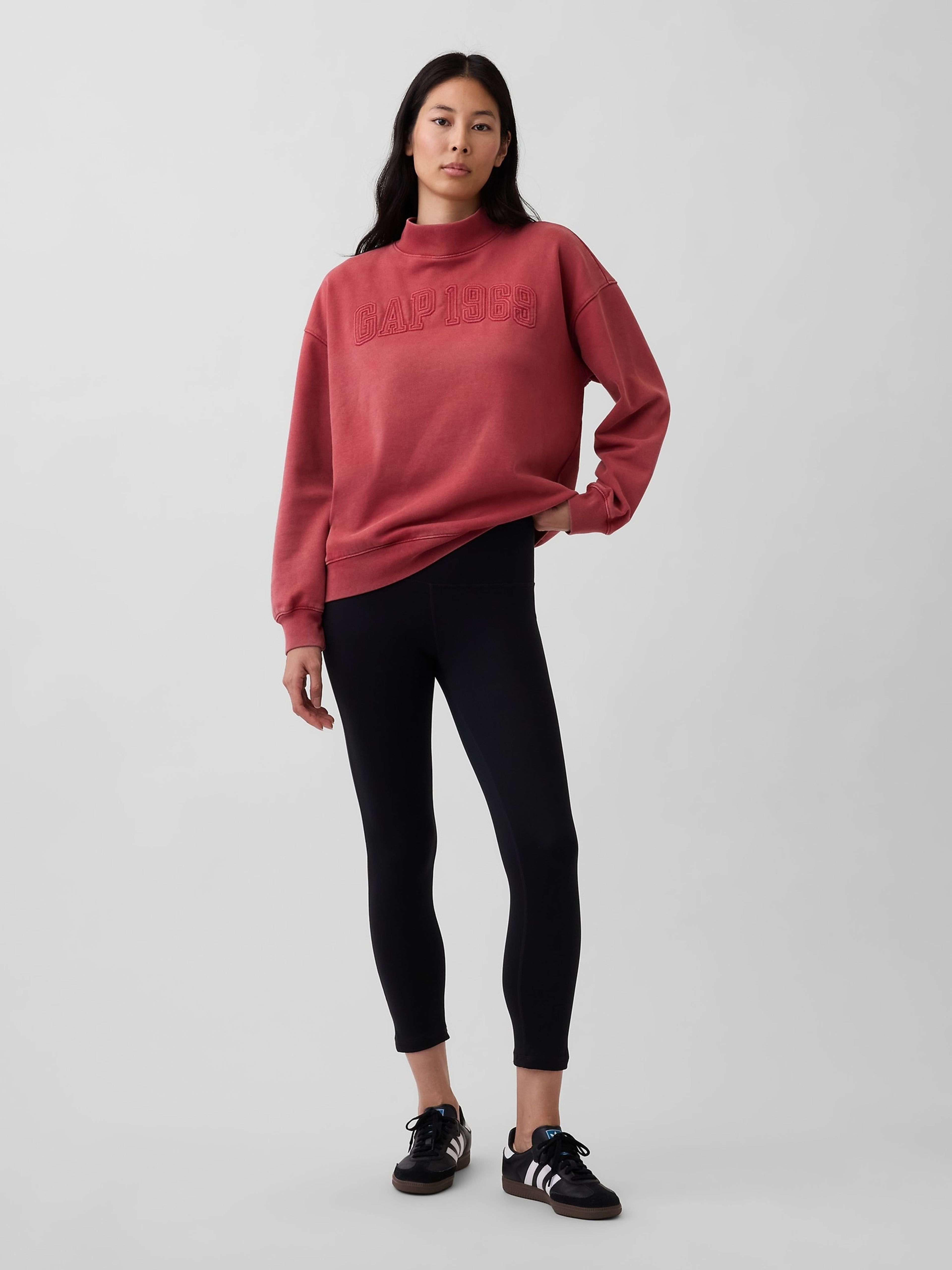 Oversize Sweatshirt Heavyweight mit Logo - 002