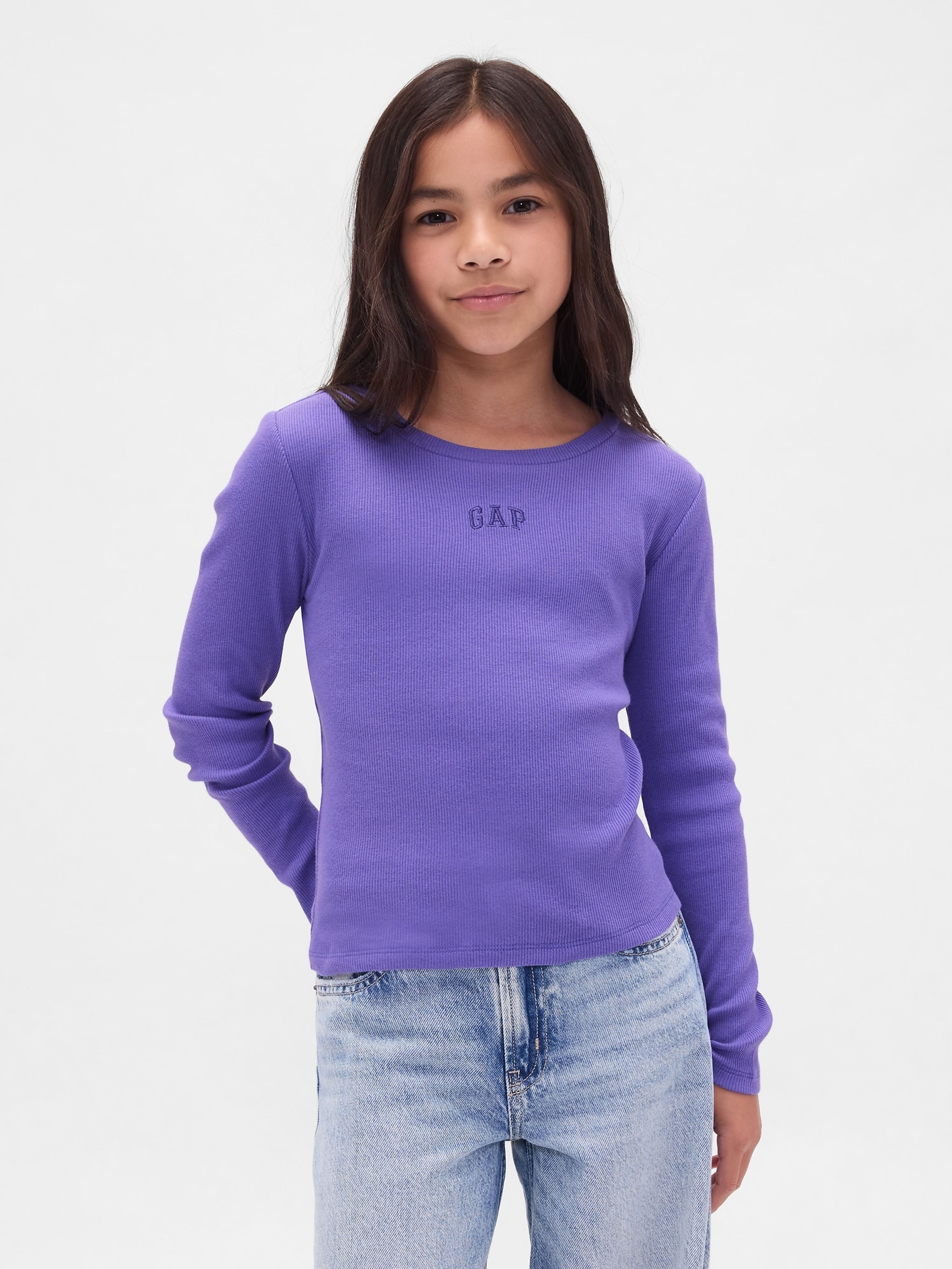 Mädchen-Ripp-T-Shirt