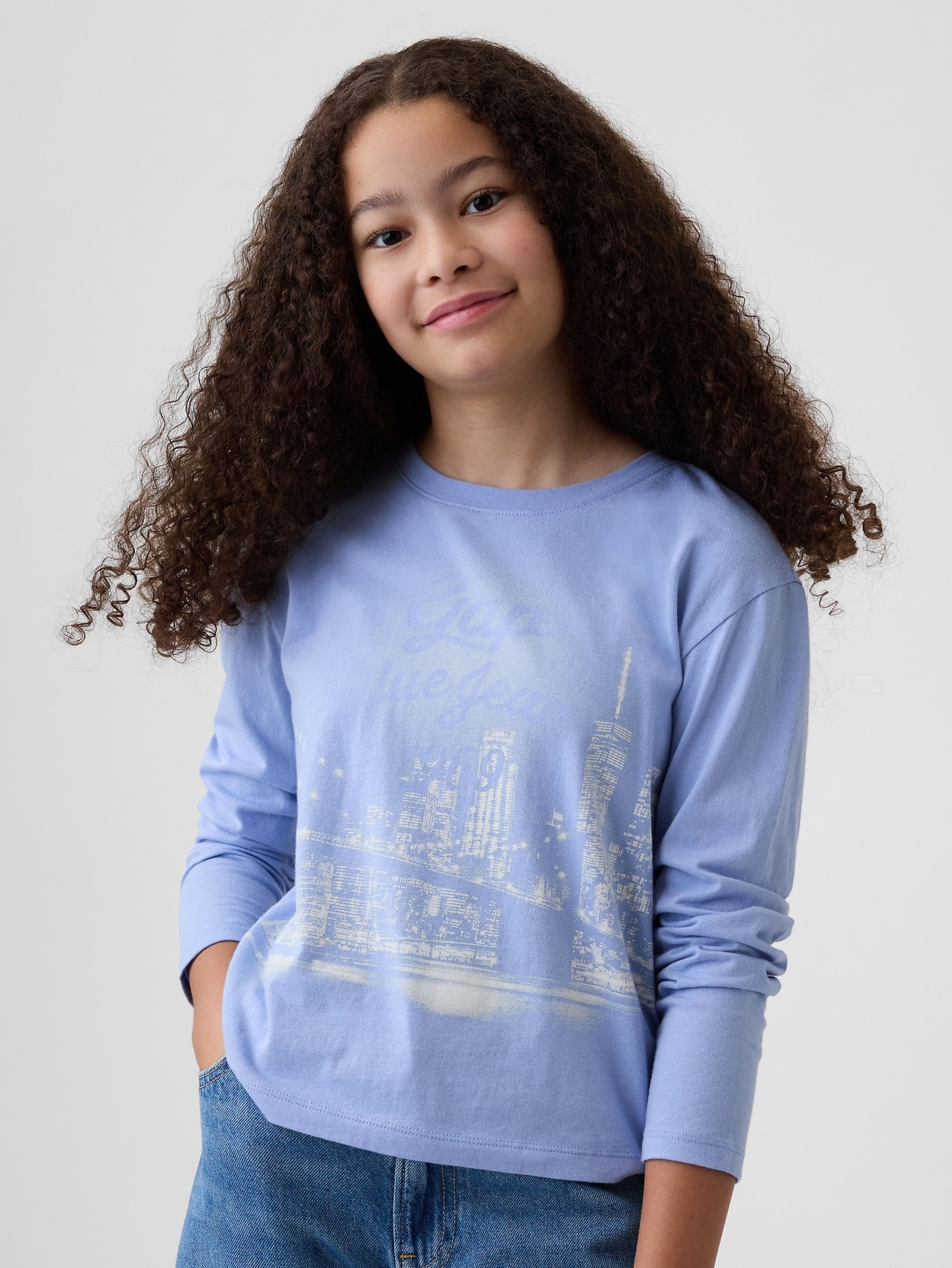 Dziecięcy T-shirt z logo - 001