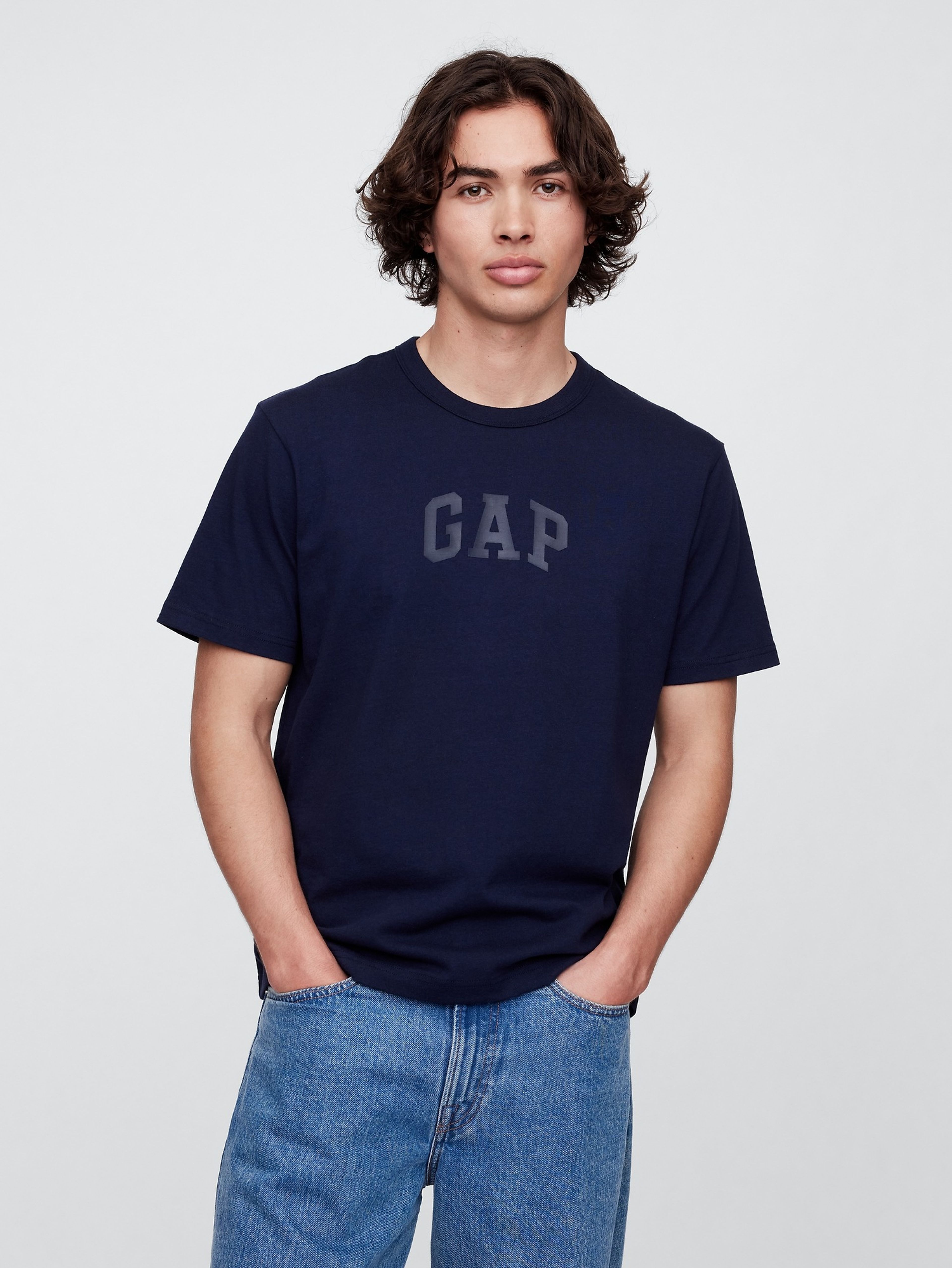 T-shirt z logo Americana