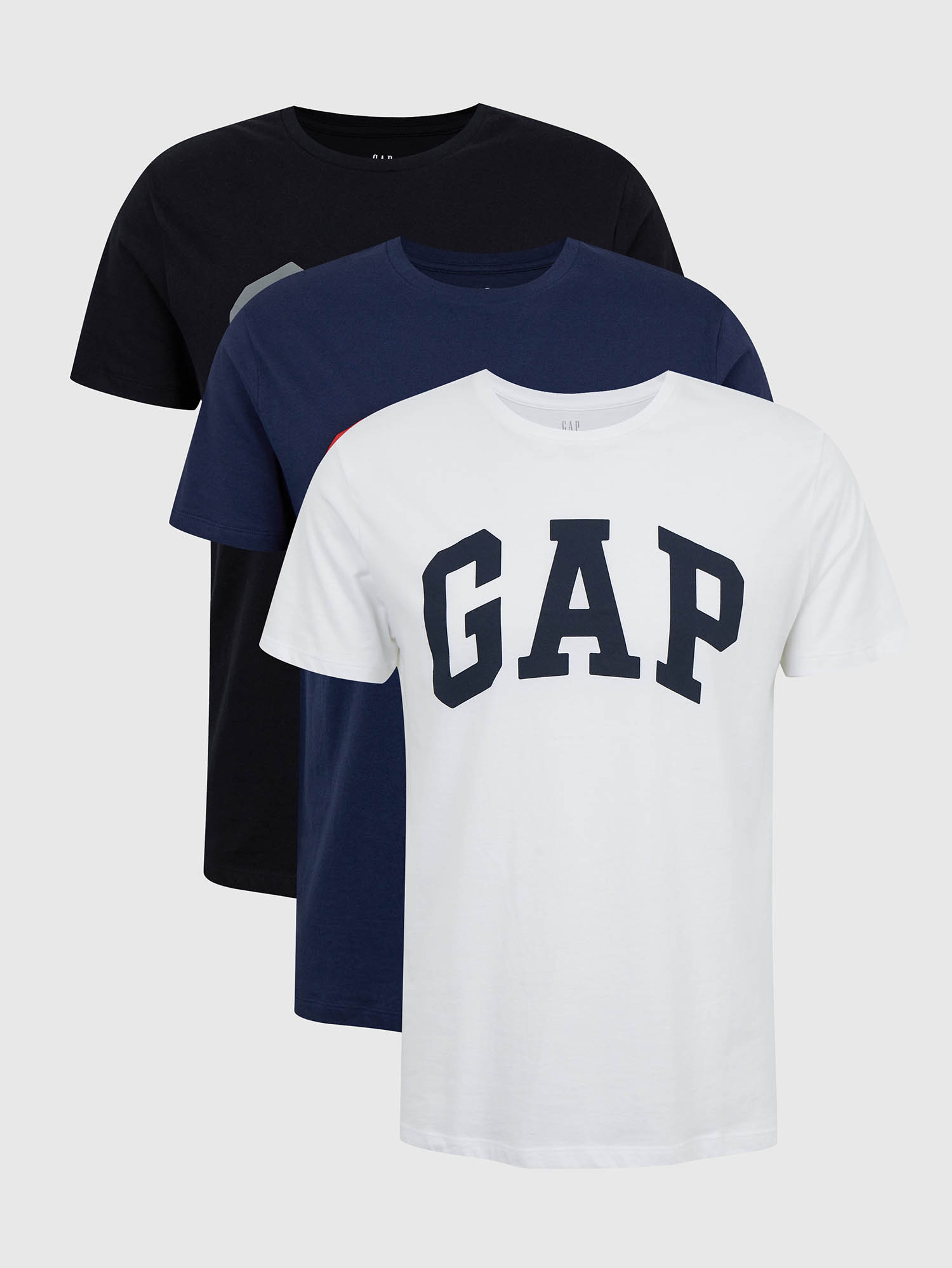 Camisetas con logo Gap pack de 3