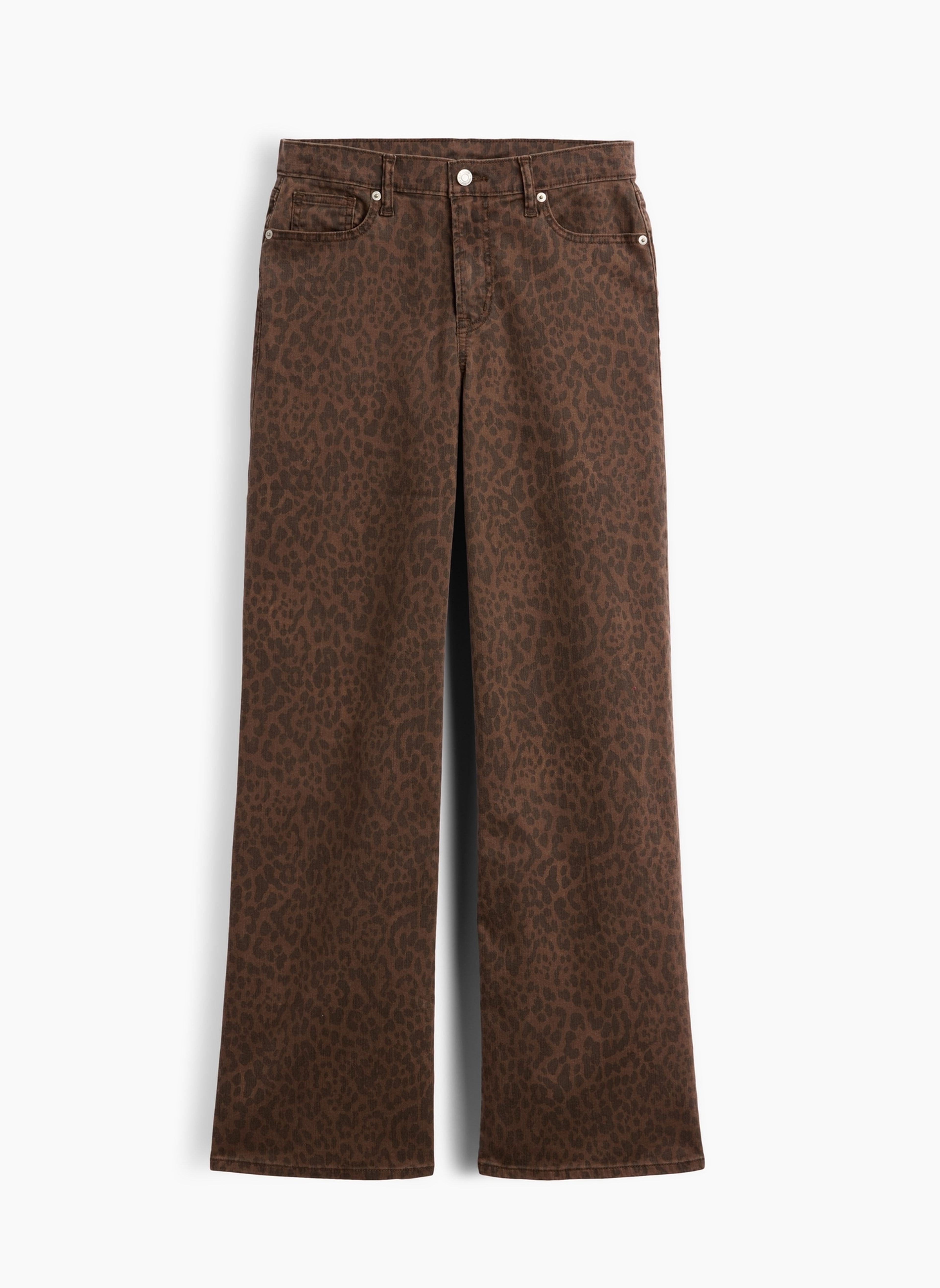 Džínsy Mid Rise Wide-Leg - 005