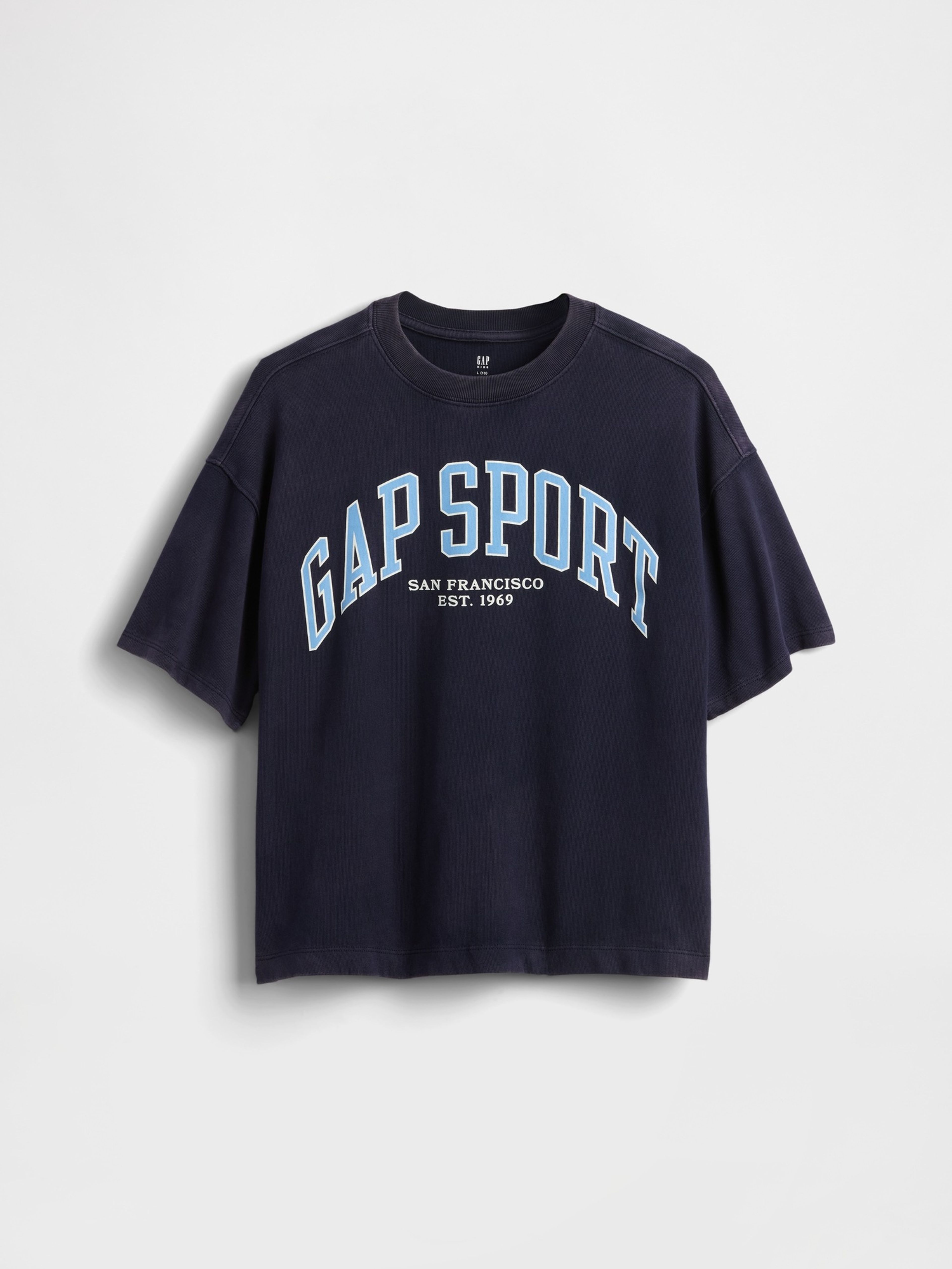 Oversize T-shirt dziecięcy Gap Sport