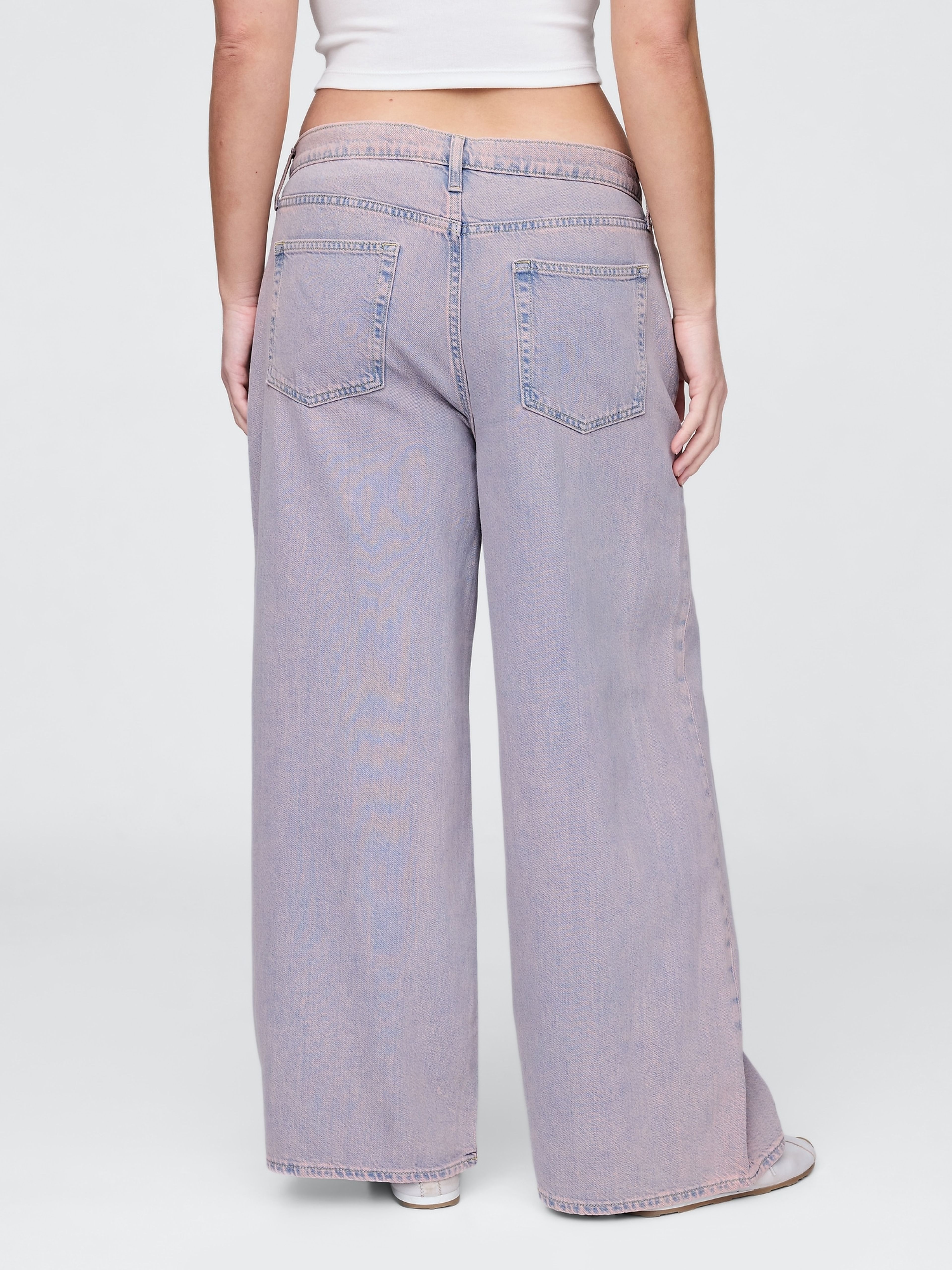 Jeans Baggy Rose Mist Pink - 006