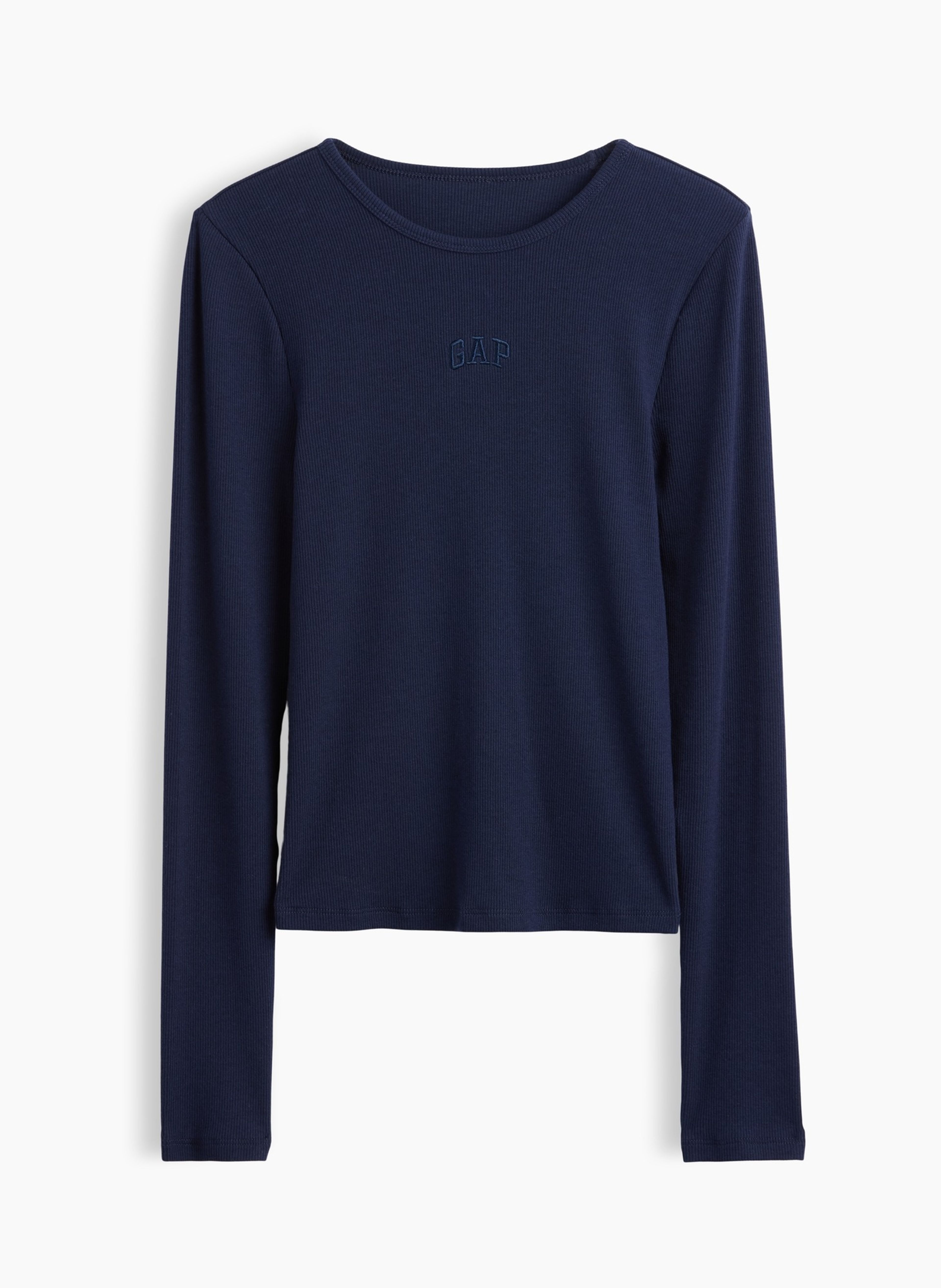Ripp-T-Shirt mit Logo - 005