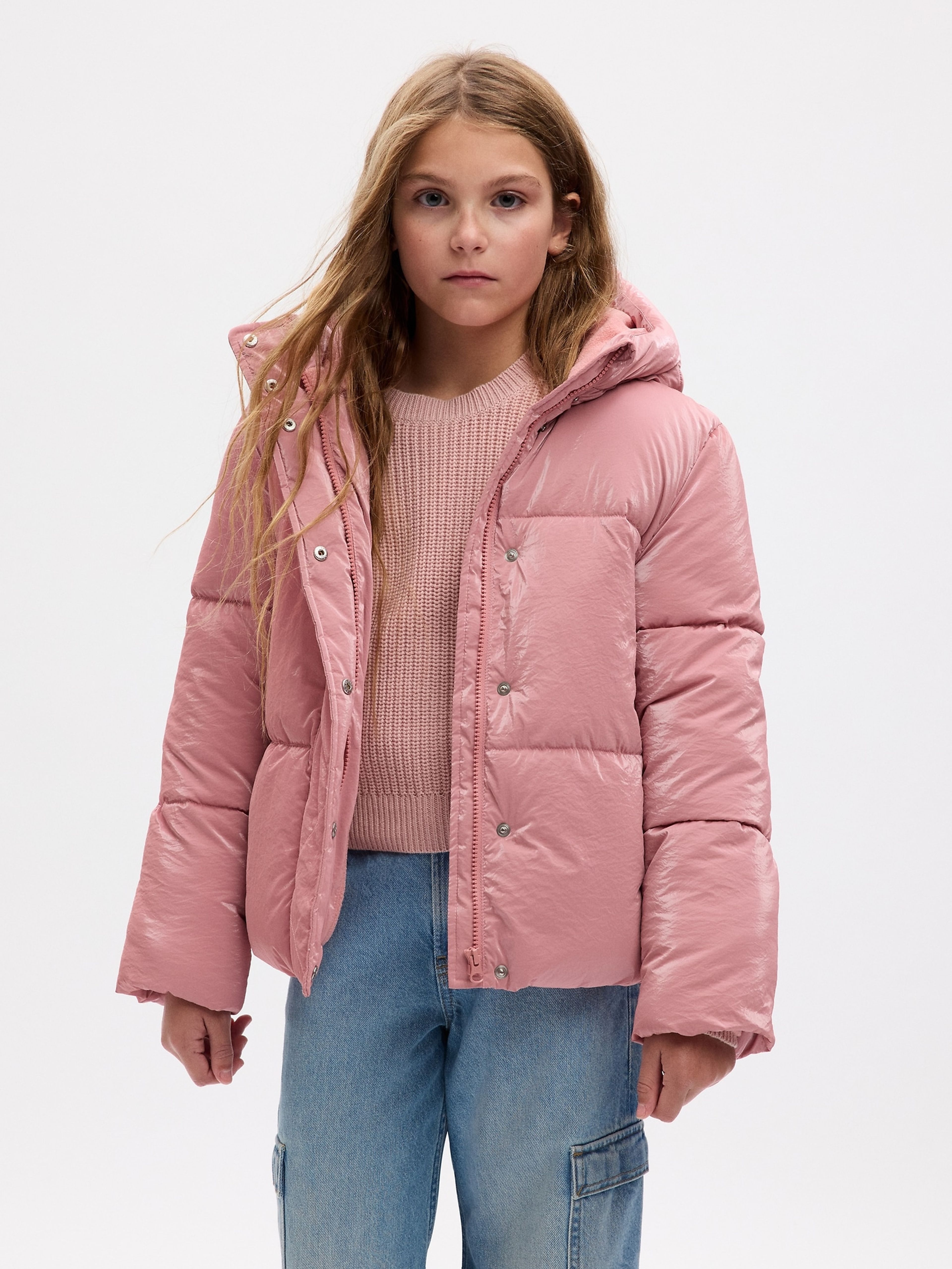 Kinder Steppjacke mit Kapuze