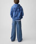 Sweat enfant avec logo-Bleu - 001