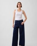 Jeans Mid Rise Baggy UltraSoft-Azul marino - 001