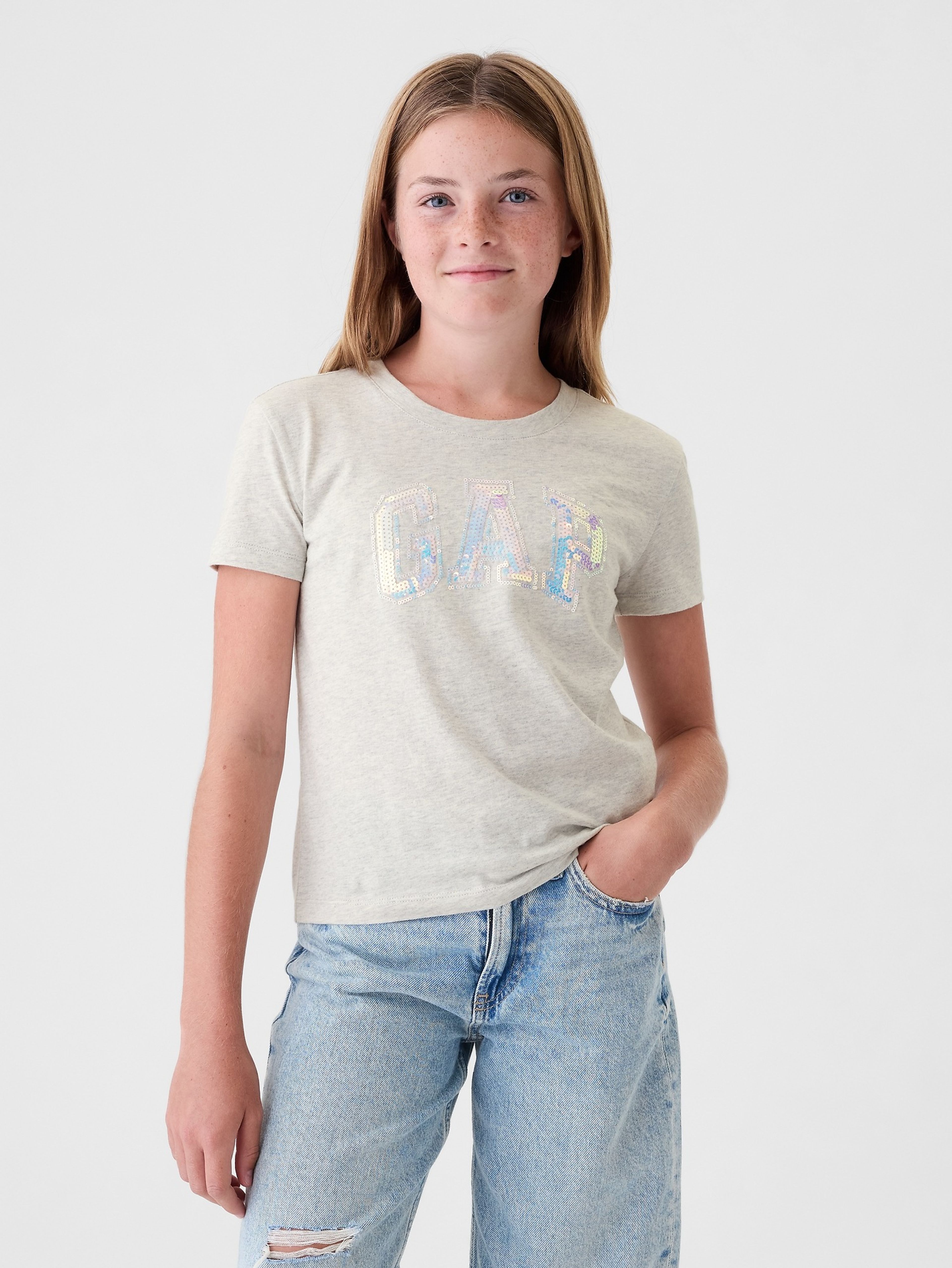 Kinder-T-Shirt mit Logo