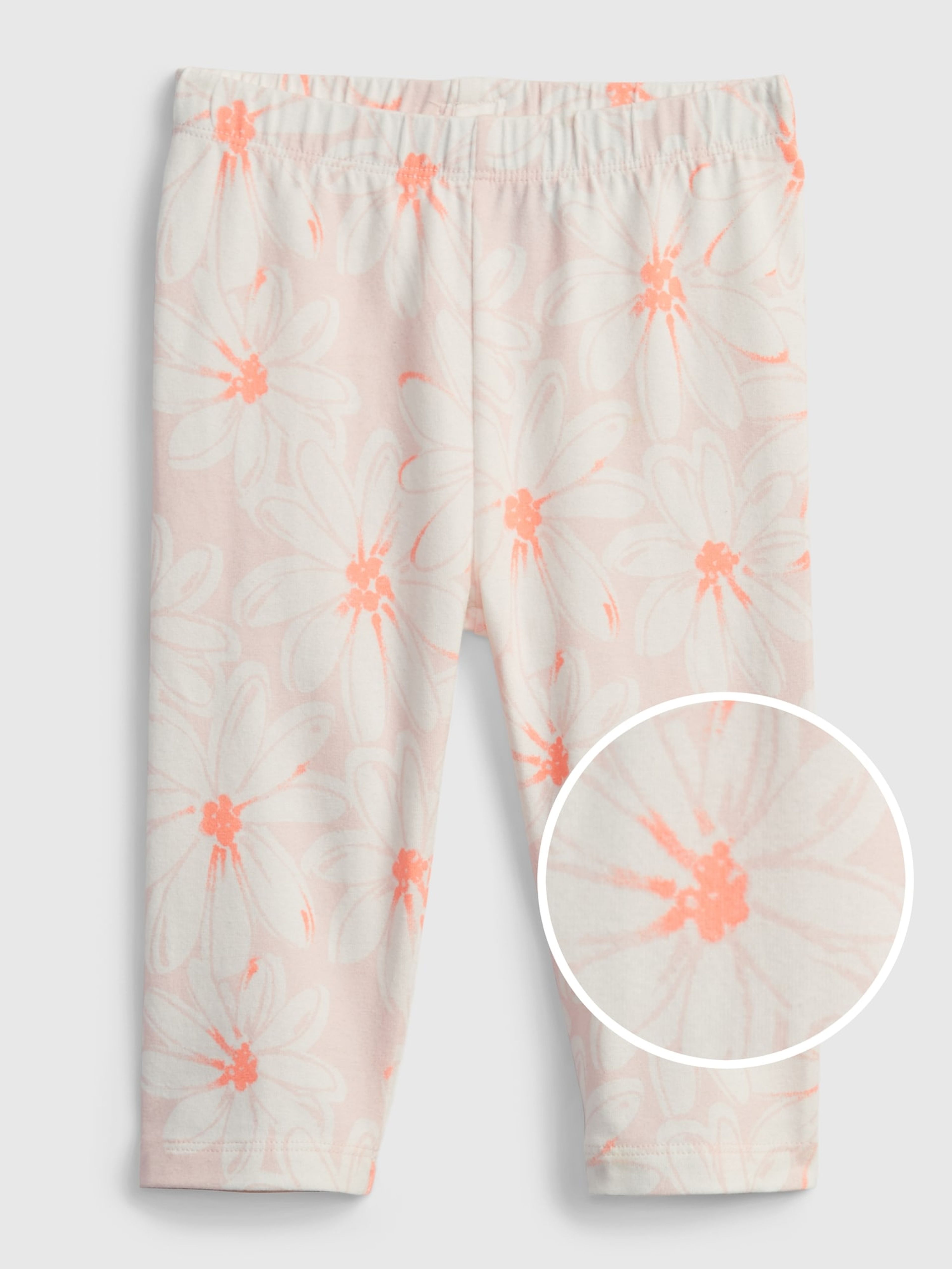 Baby legginsy organic cotton crop