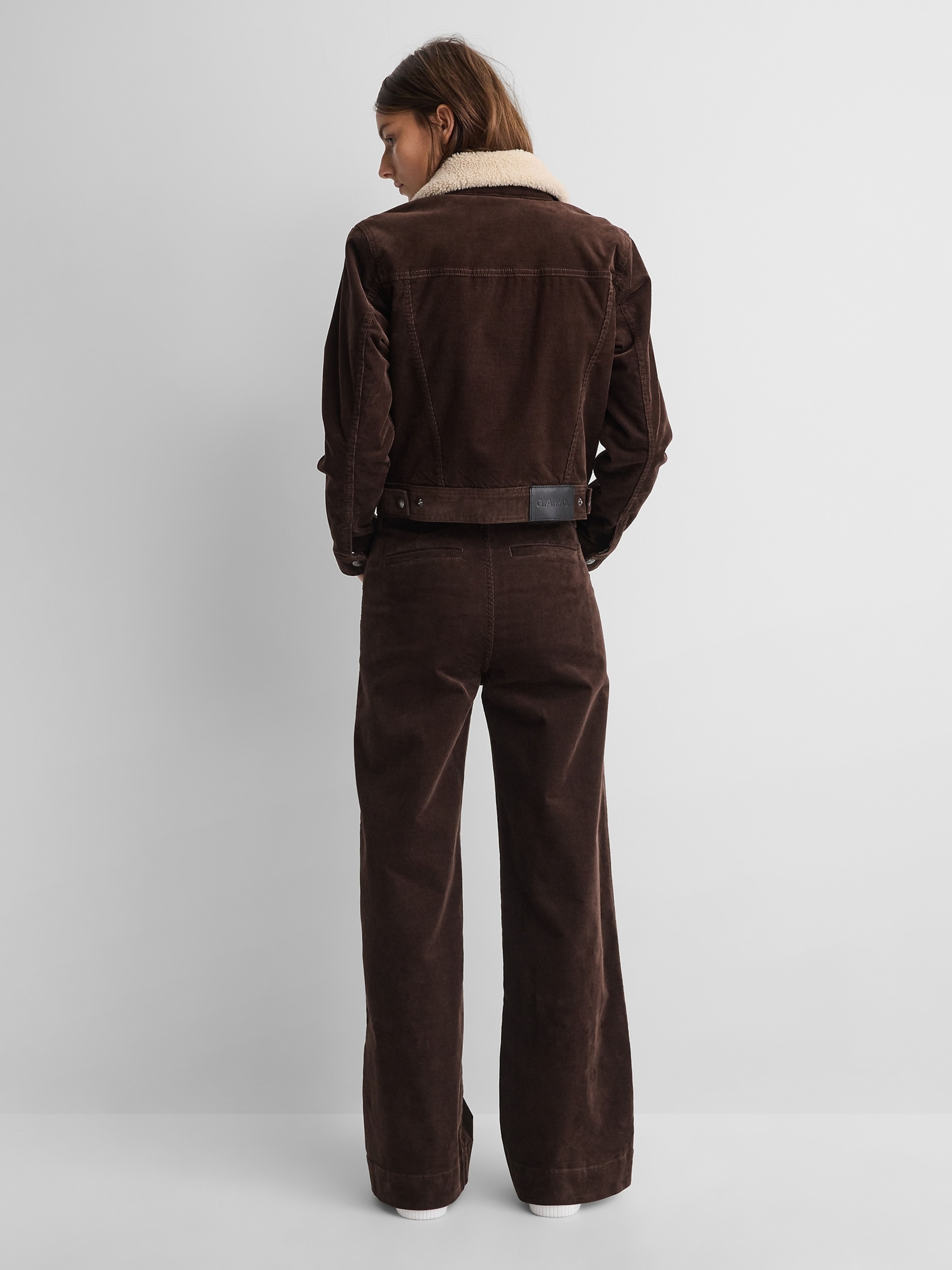 High Rise Stride corduroy broek Gap × A.P.C. - 005