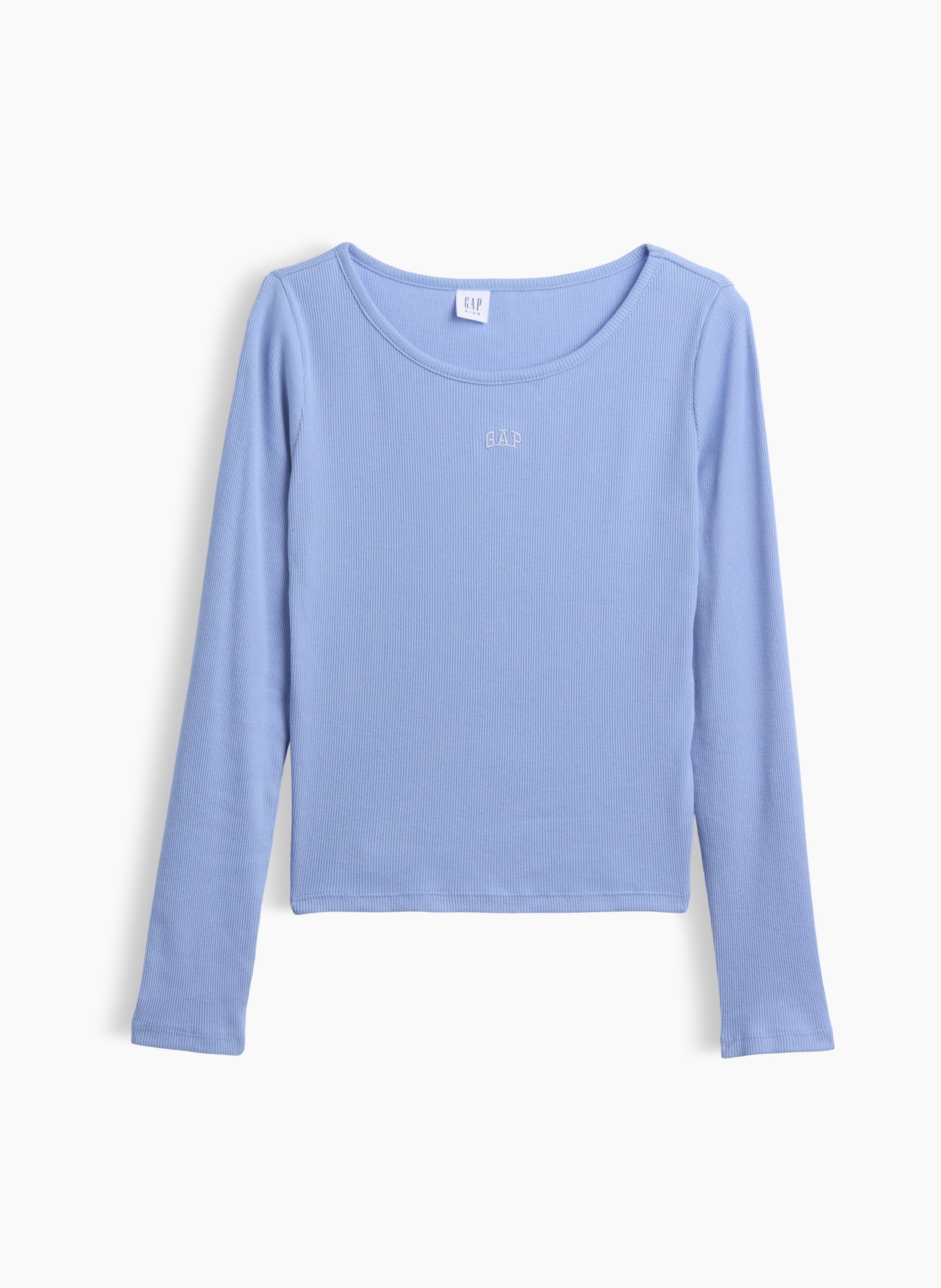 Camiseta acanalada infantil con logo - 003