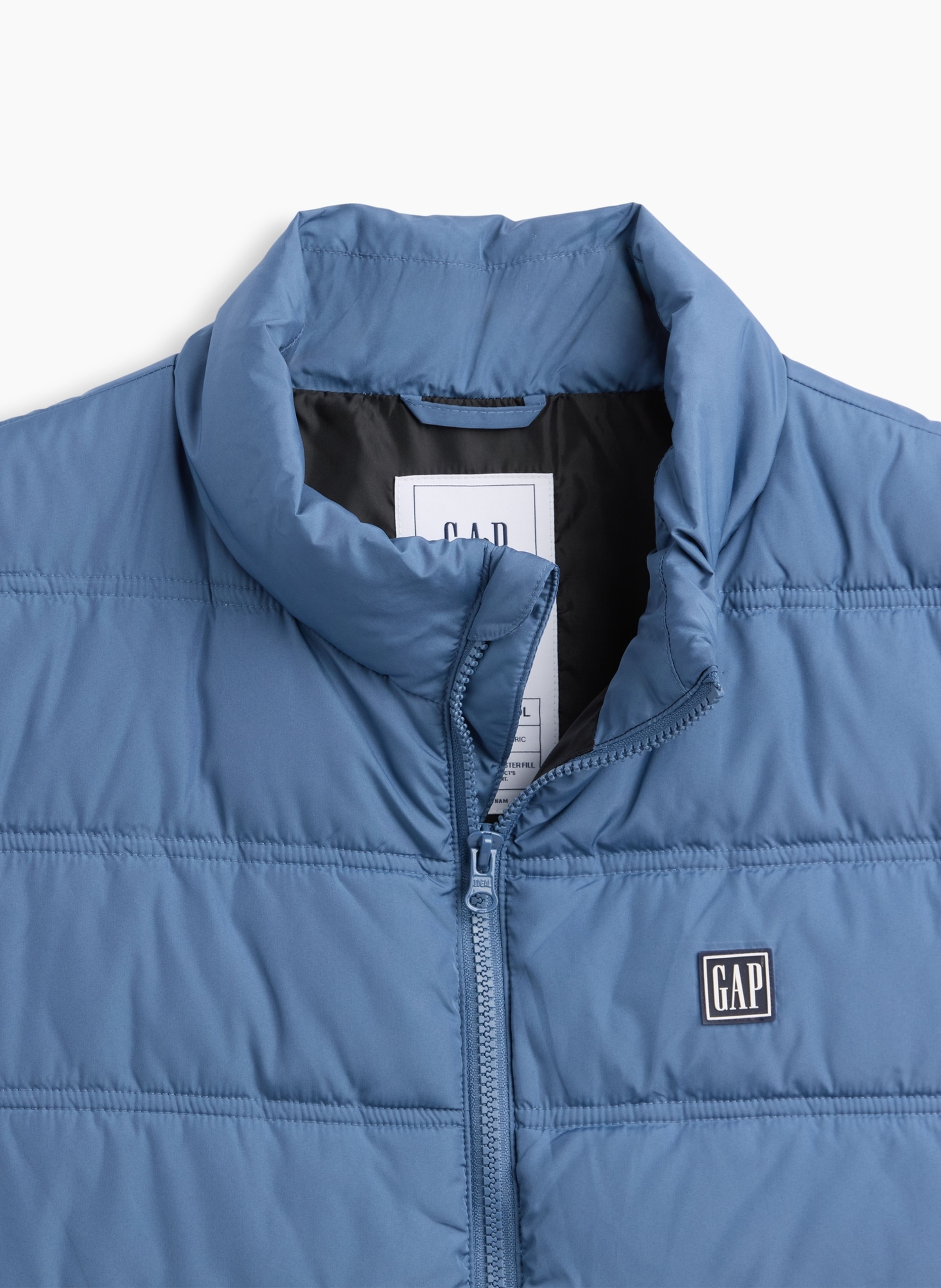 Gesteppte Weste mit Logo - 004