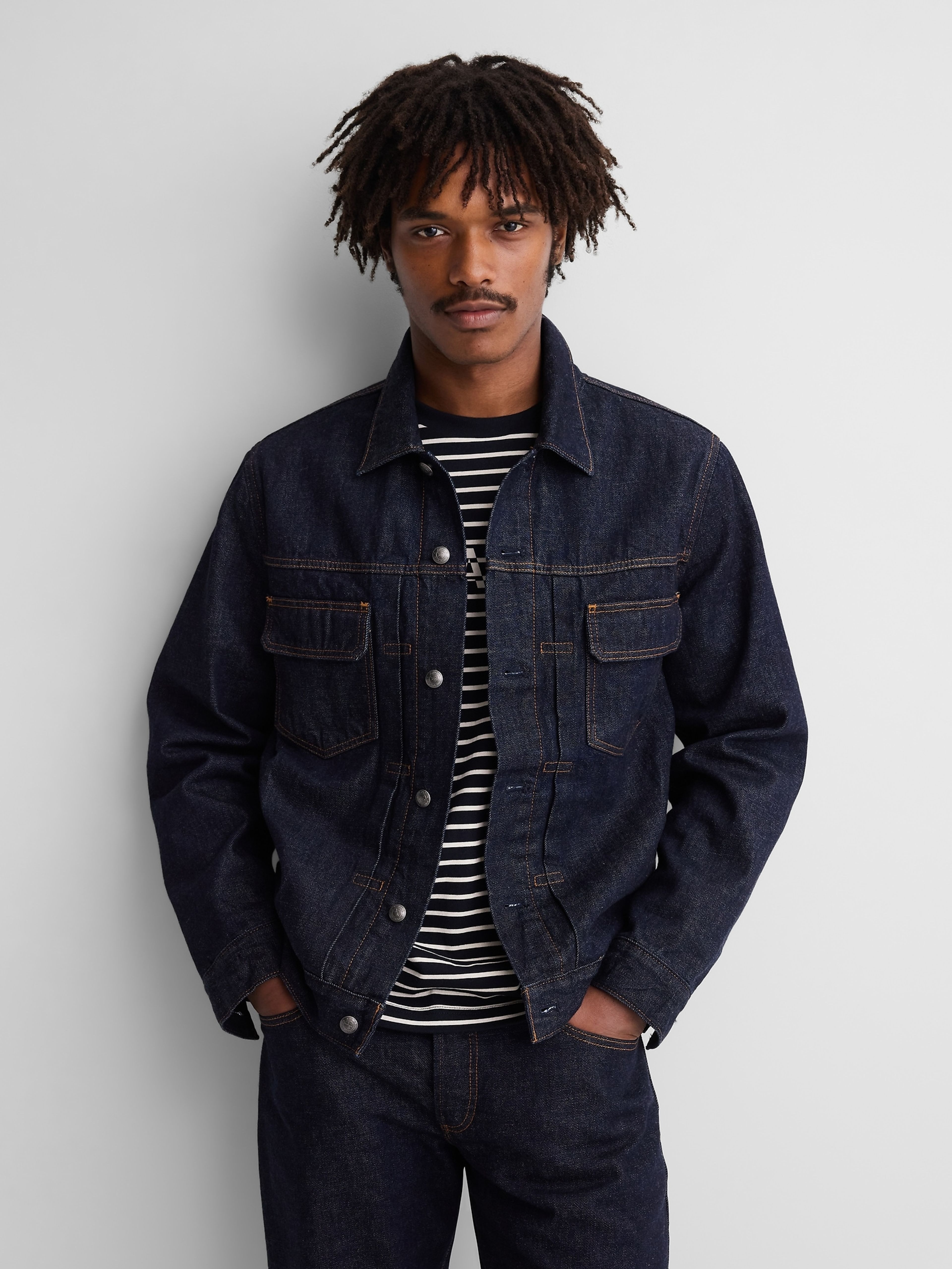 Spijkerjack van Japans denim Gap × A.P.C. unisex - 001