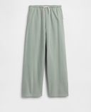 Pantaloni bambini Relaxed Wide-Leg-Verde - 002