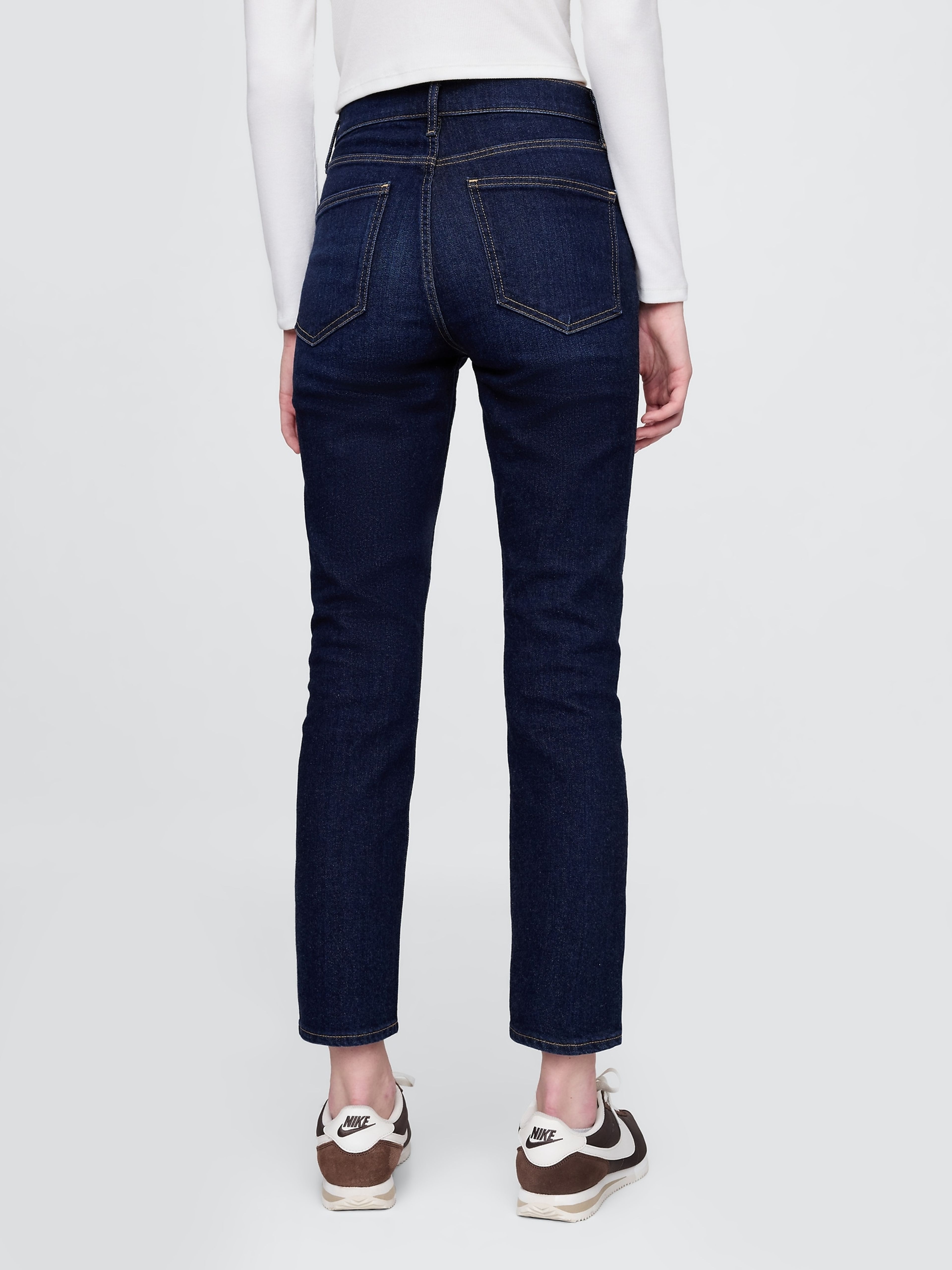 Jeans High Rise Slim Vintage - 004