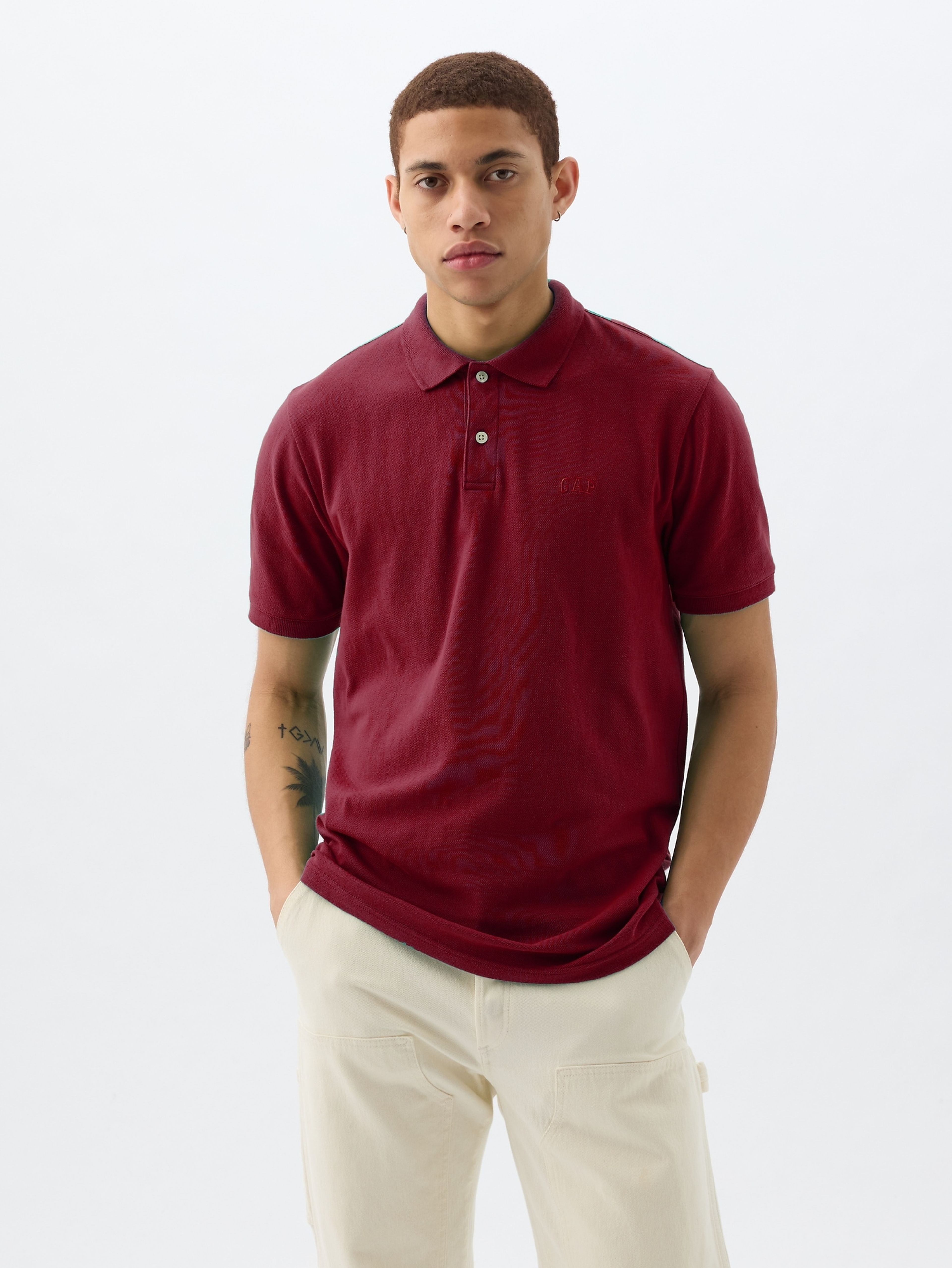 Herren-Polo-Piqué-T-Shirt