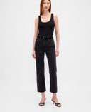Jeans 90s Straight Crop-Negro - 001