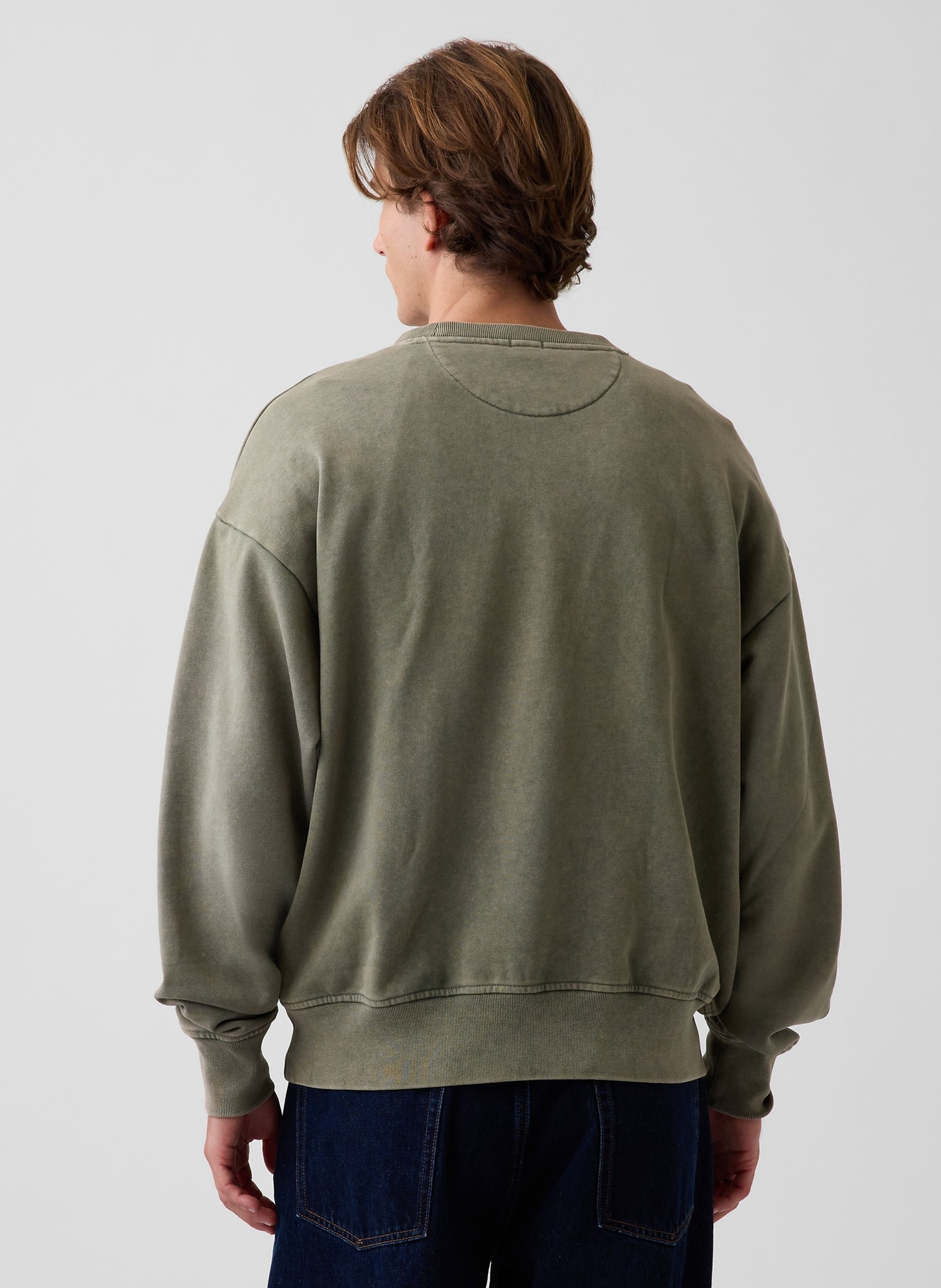 Bluza oversize Heavyweight z logo - 003