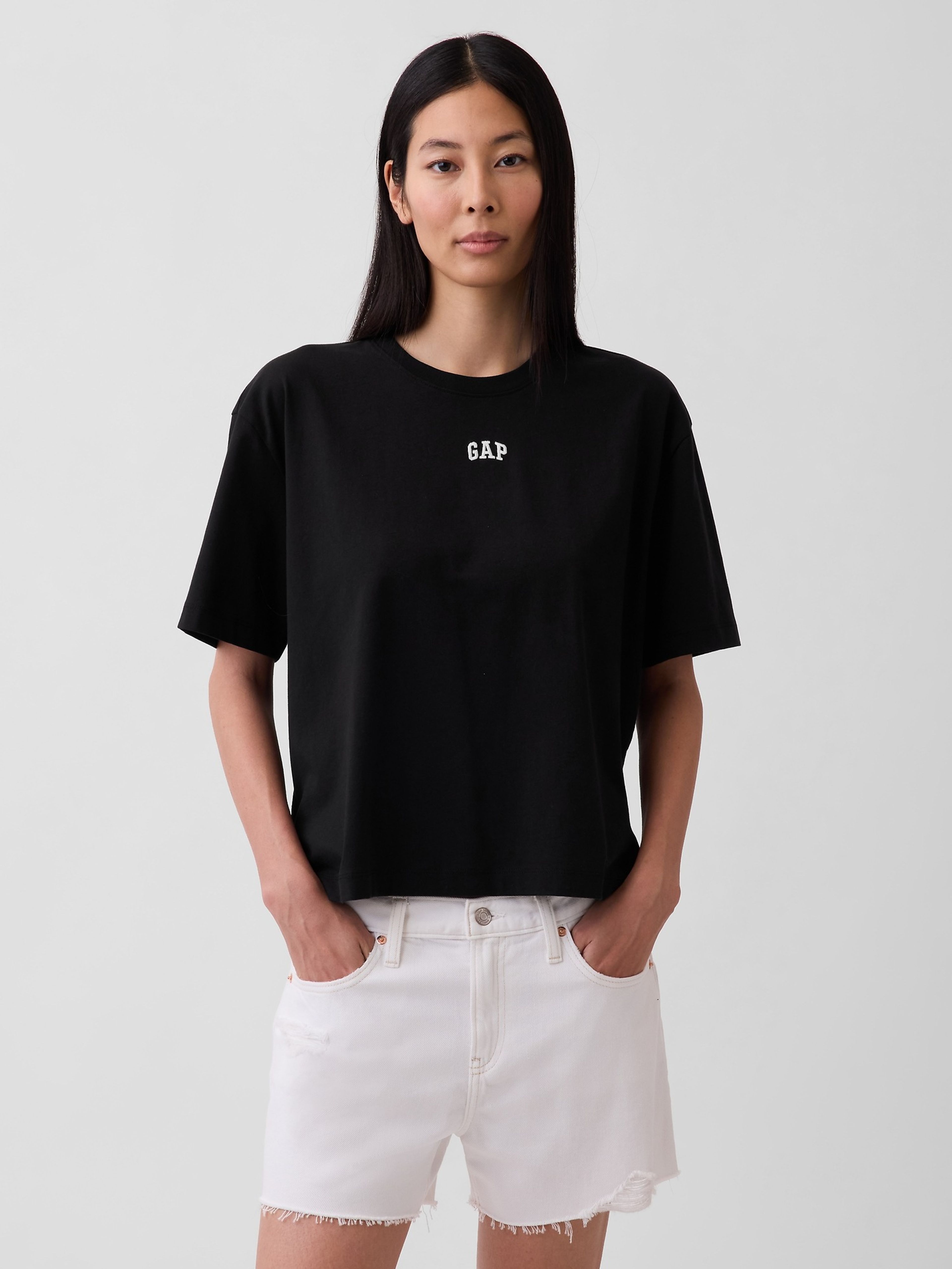 Oversize T-shirt z logo