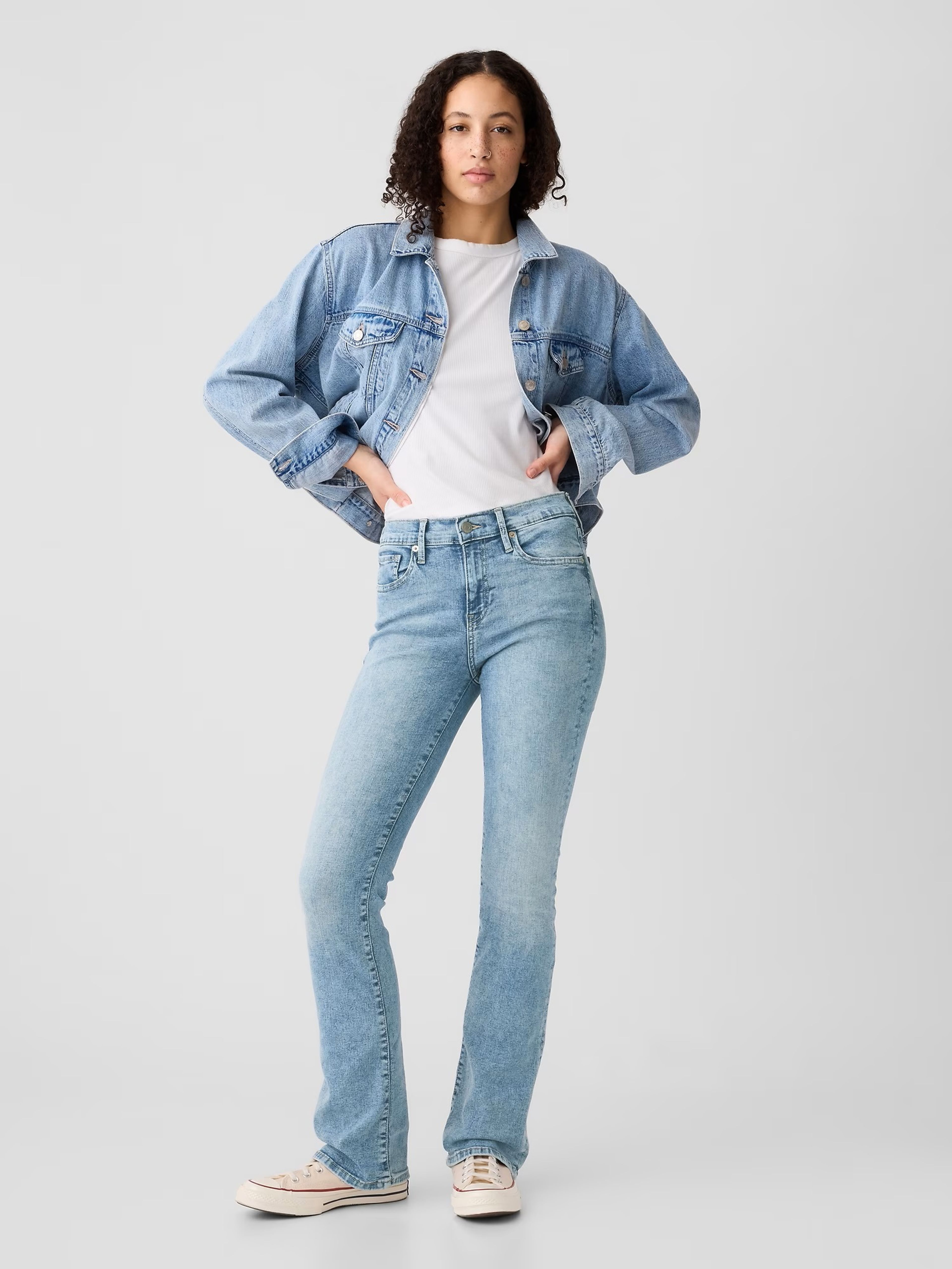 Boot Mid Rise Baby Jeans