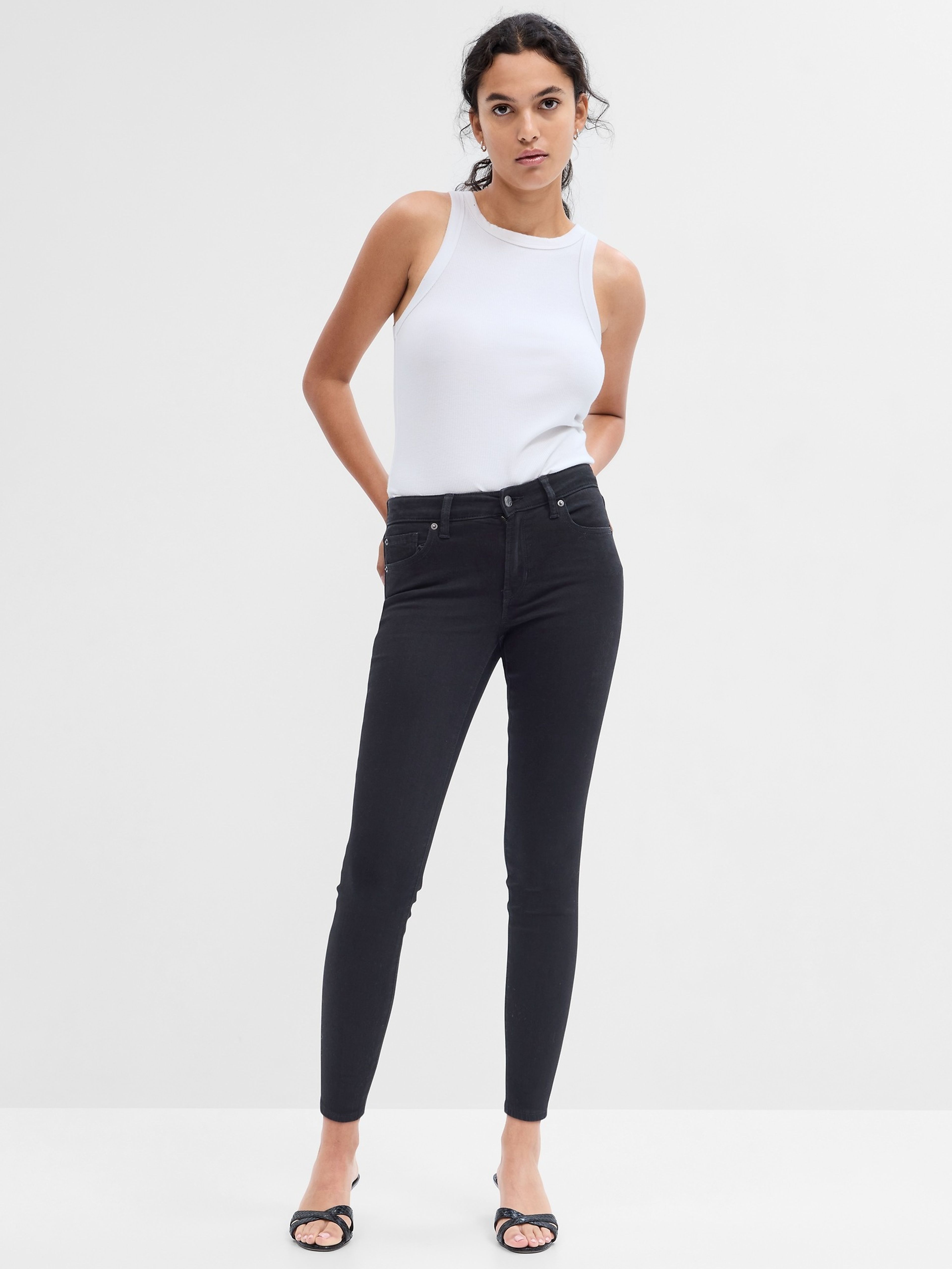 Blugi Mid Rise Universal Legging Washwell