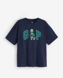 T-shirt Brannan Bear z logo-Granatowy - 002