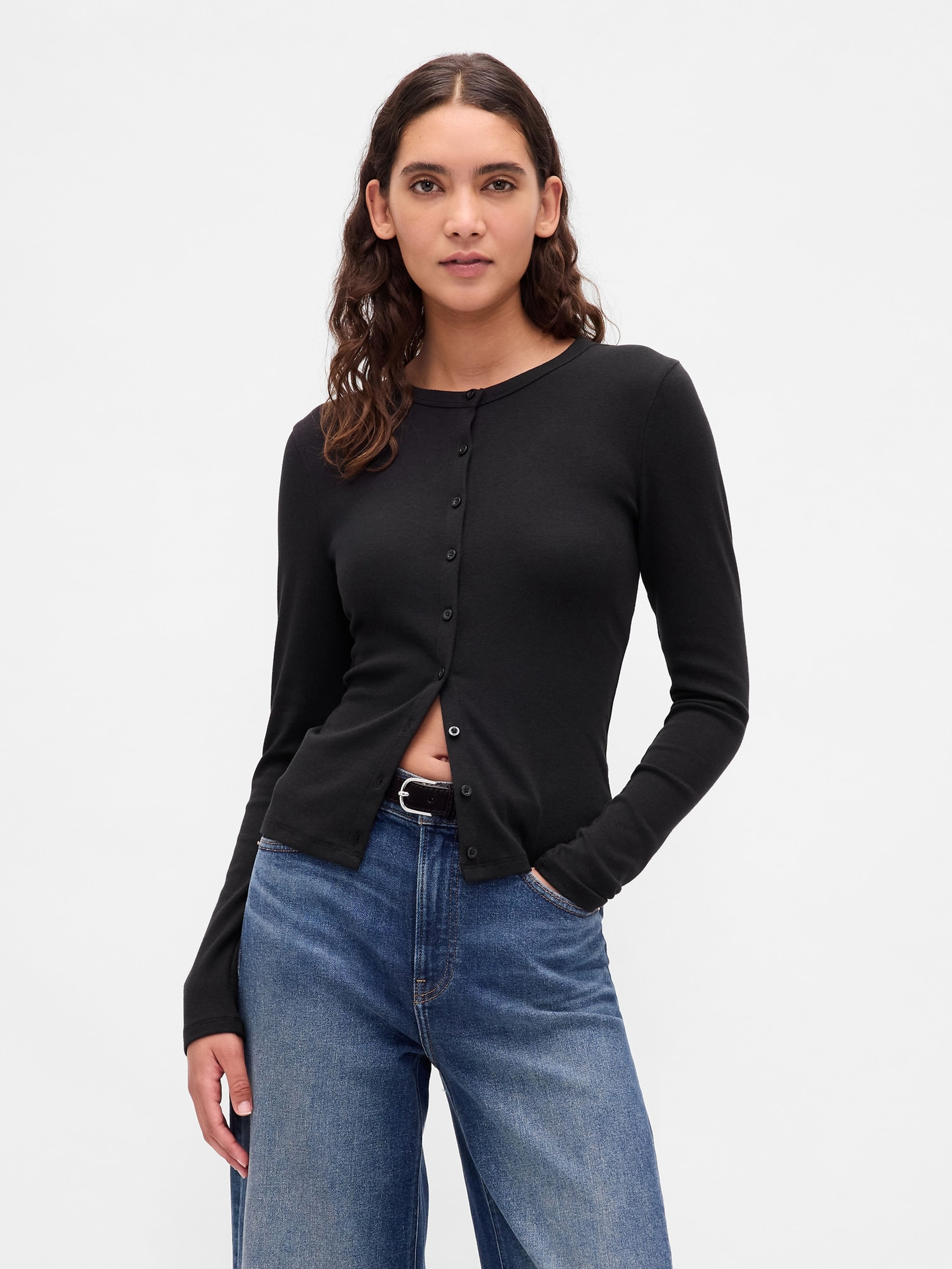 Cardigan boutonné - 001