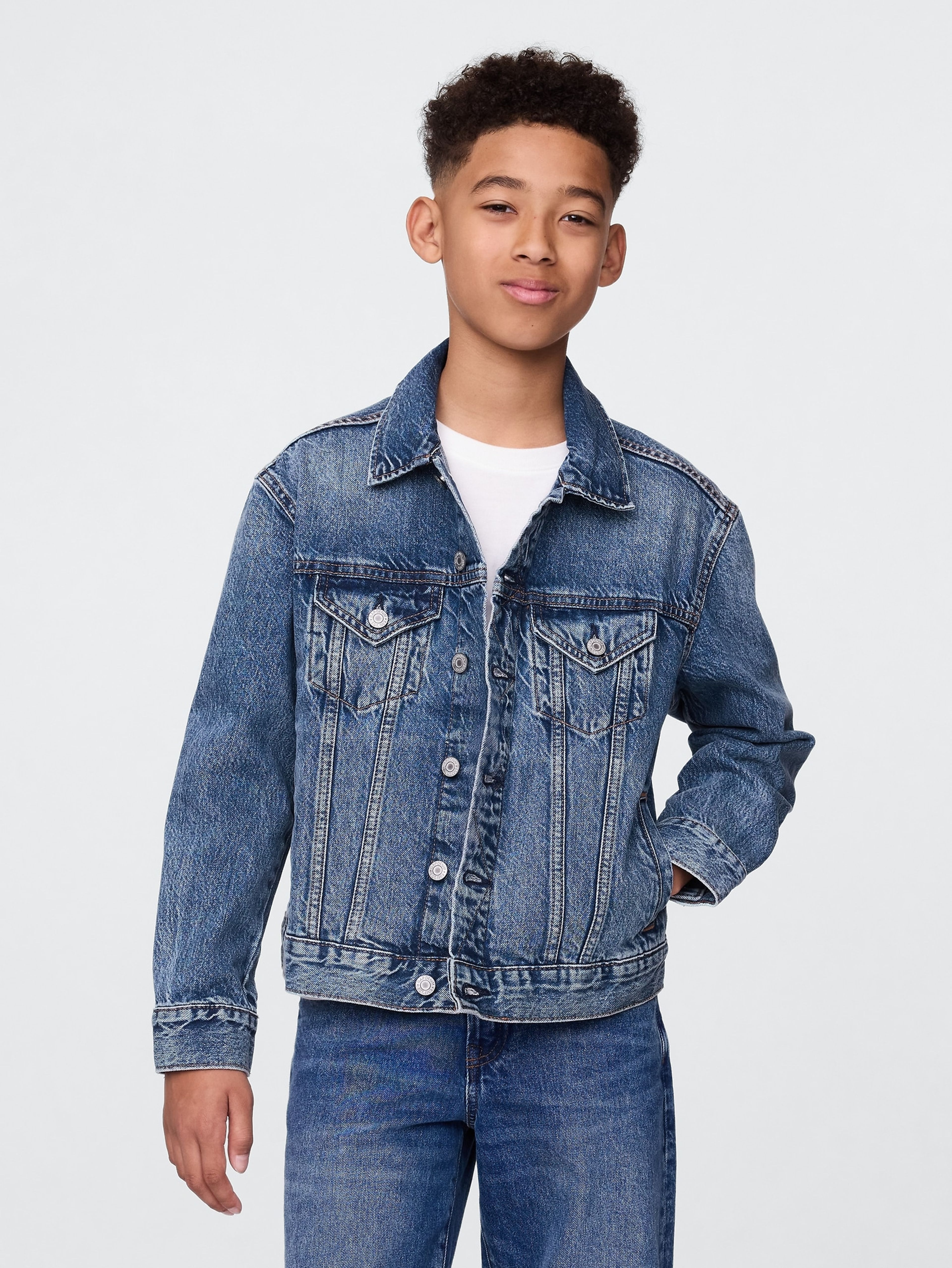 Kinder-Jeansjacke
